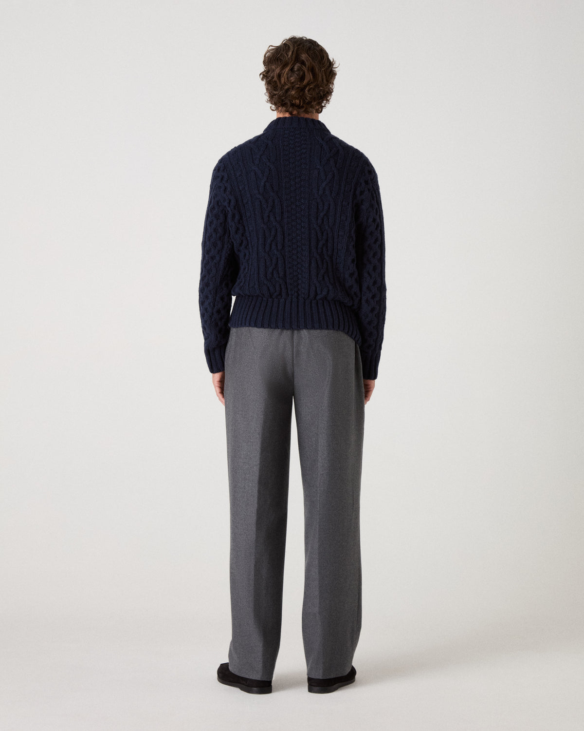 Brian Aran Sweater - Dark Blue bergbergstore