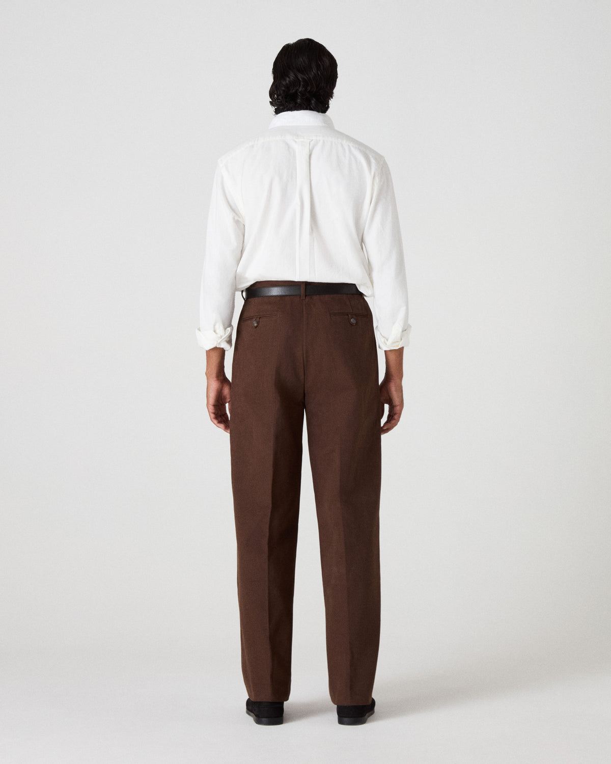 Antonello Cotton Trousers - Cocoa Berg & Berg