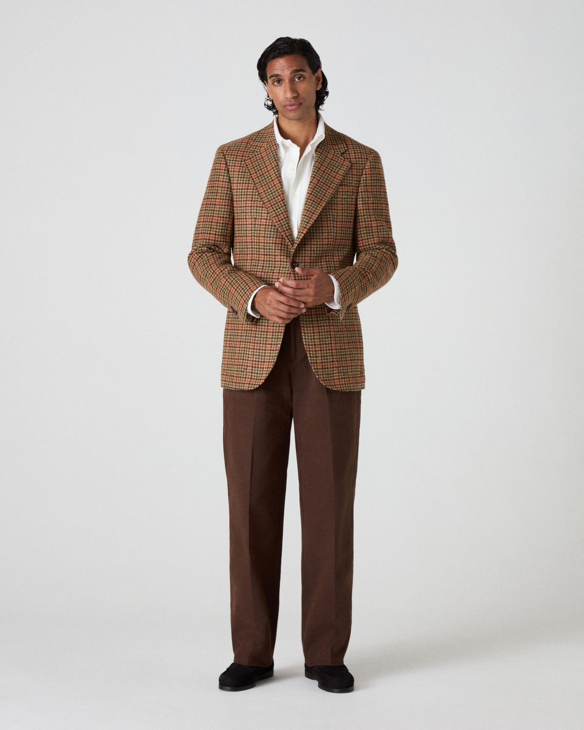 Dag Sport Tweed Jacket - Wheat/Green/Rust Berg & Berg