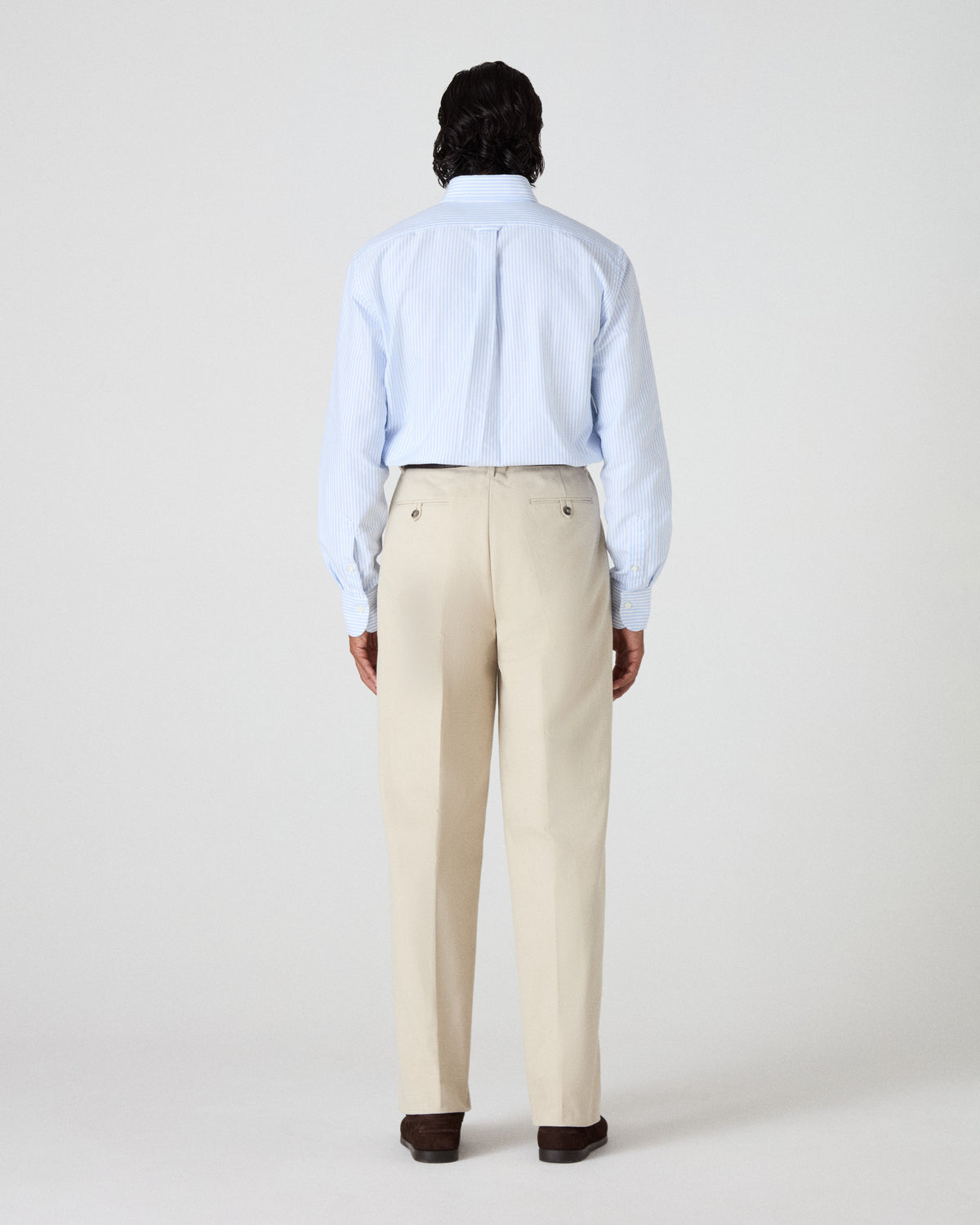 Antonello Cotton Trousers - Cream Berg & Berg