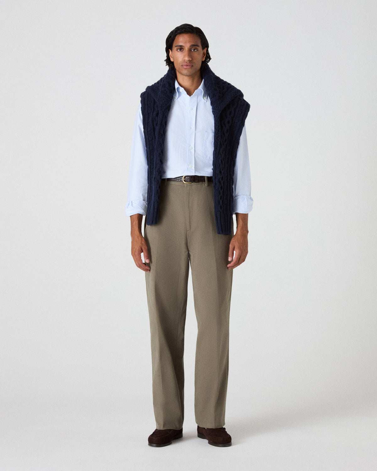 Alfred Cotton Trousers - Lovat Berg & Berg