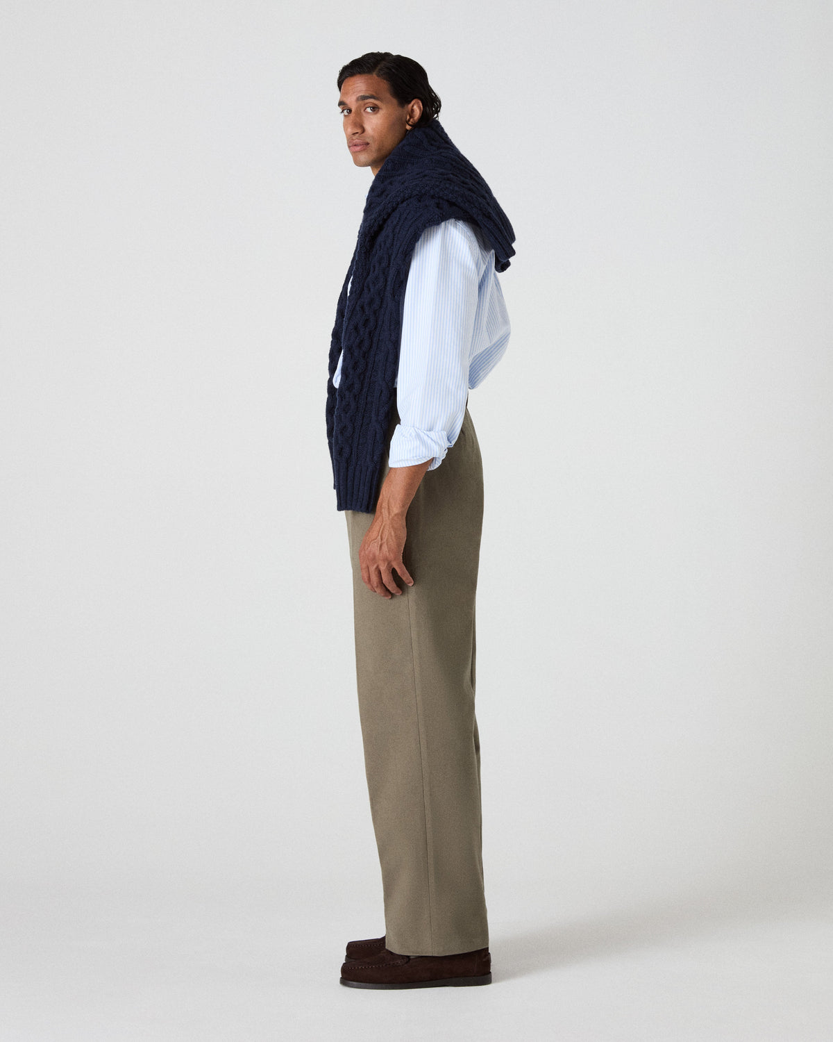 Alfred Cotton Trousers - Lovat Berg & Berg