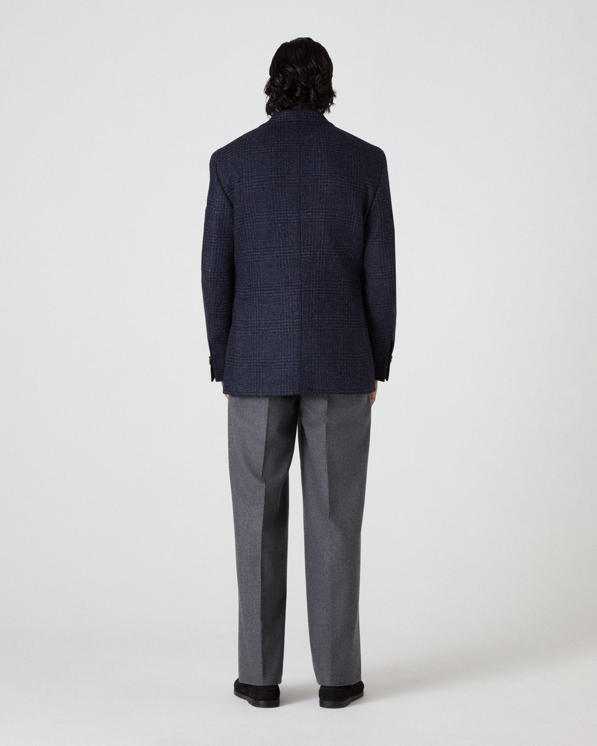 Dag Sport Tweed Jacket - Navy/Blue Glen Berg & Berg