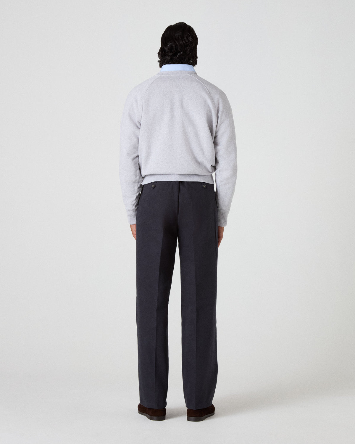 Alfred Cotton Trousers - Dark Navy Berg & Berg
