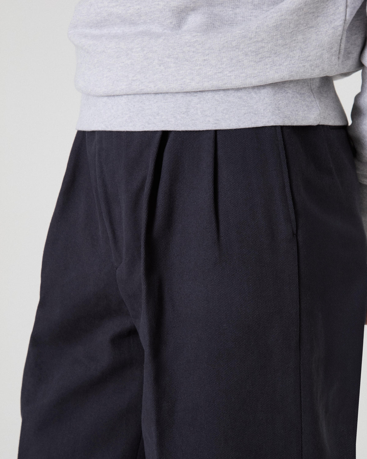 Antonello Cotton Trousers - Dark Navy Berg & Berg