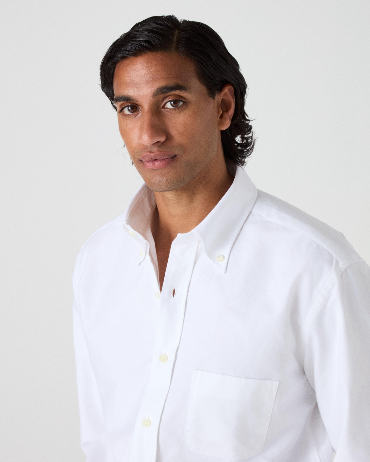 Ferdinand Oxford Button Down Shirt - White Berg & Berg