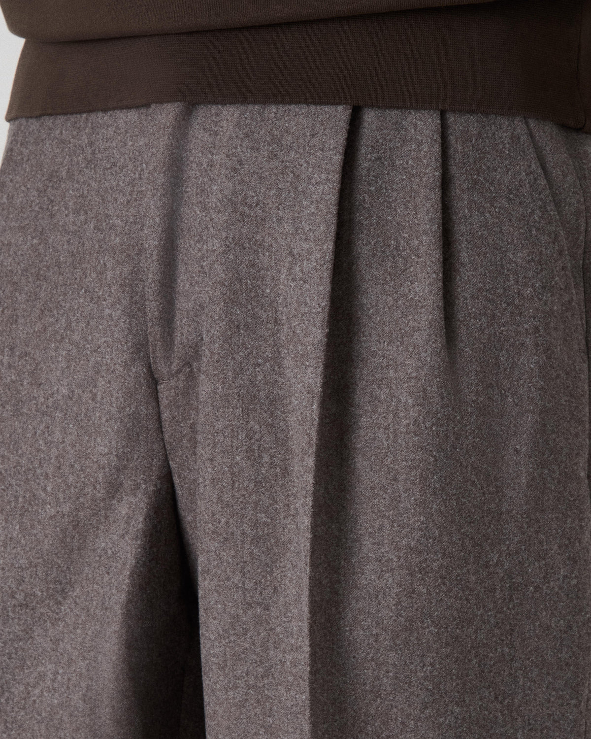August Flannel Trousers - Taupe Berg & Berg