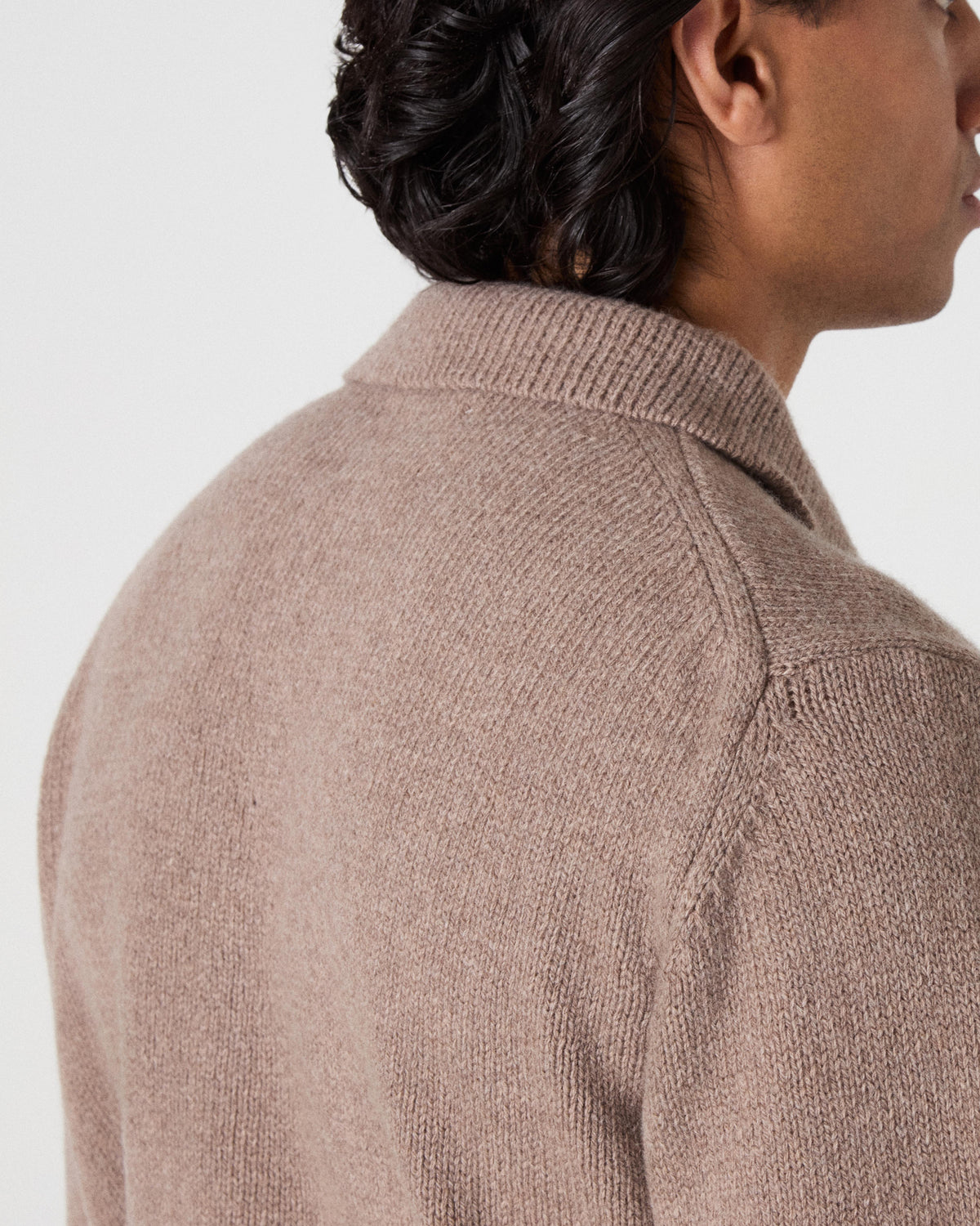 Benny Wool/Cashmere Polo - Hazel bergbergstore