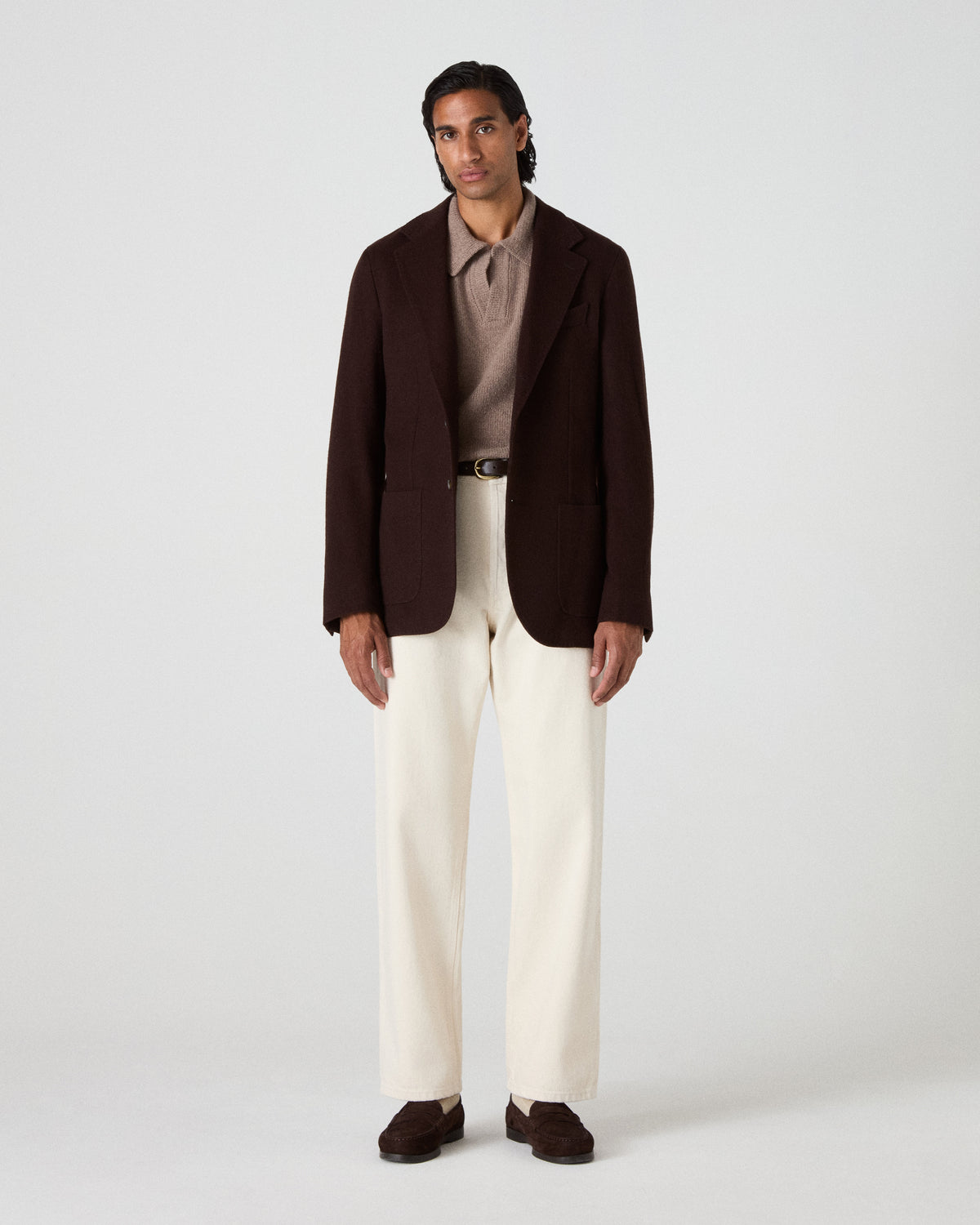 Dante Casual Blazer - Dark Chocolate Berg & Berg
