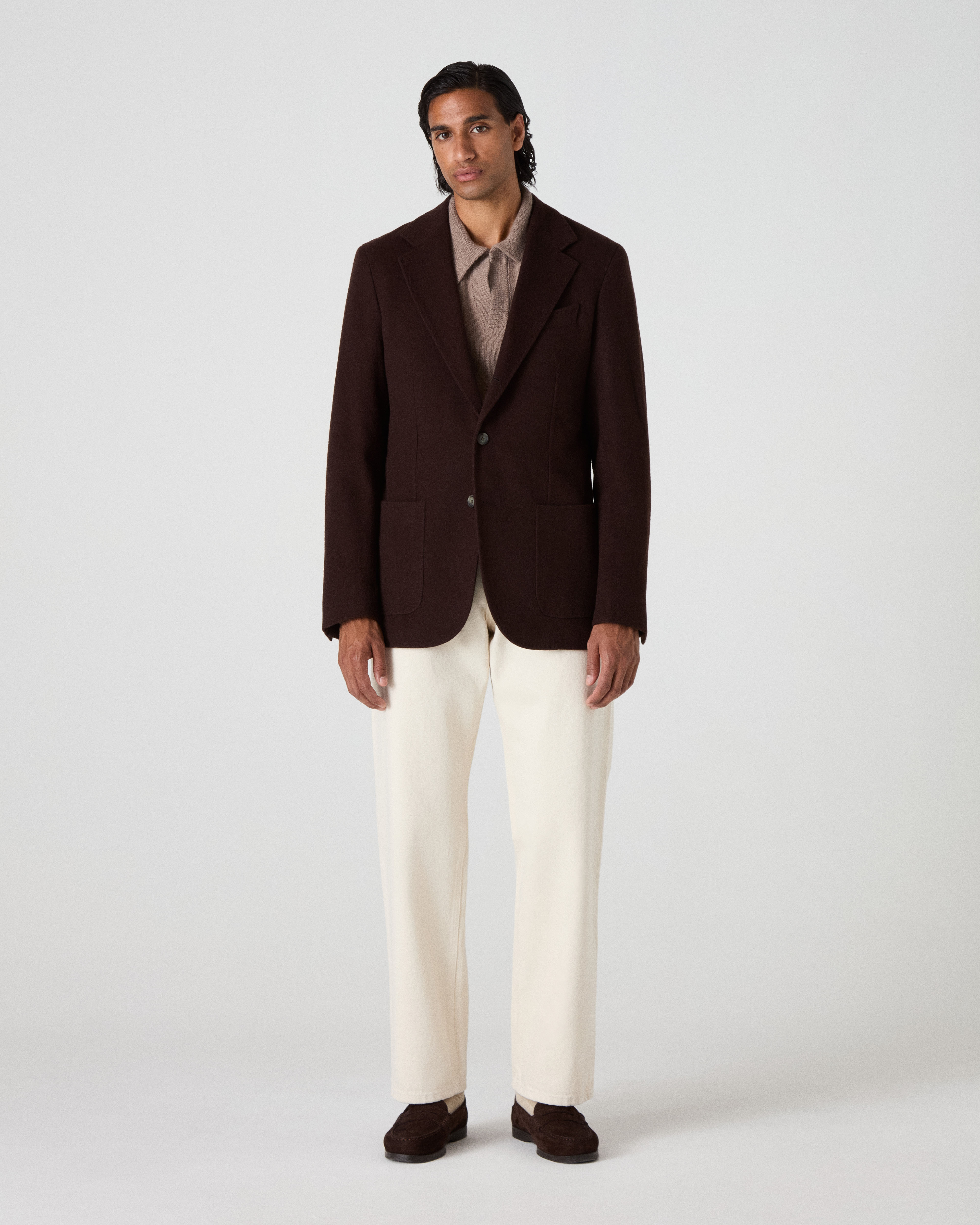 Dante Casual Blazer - Dark Chocolate Berg & Berg