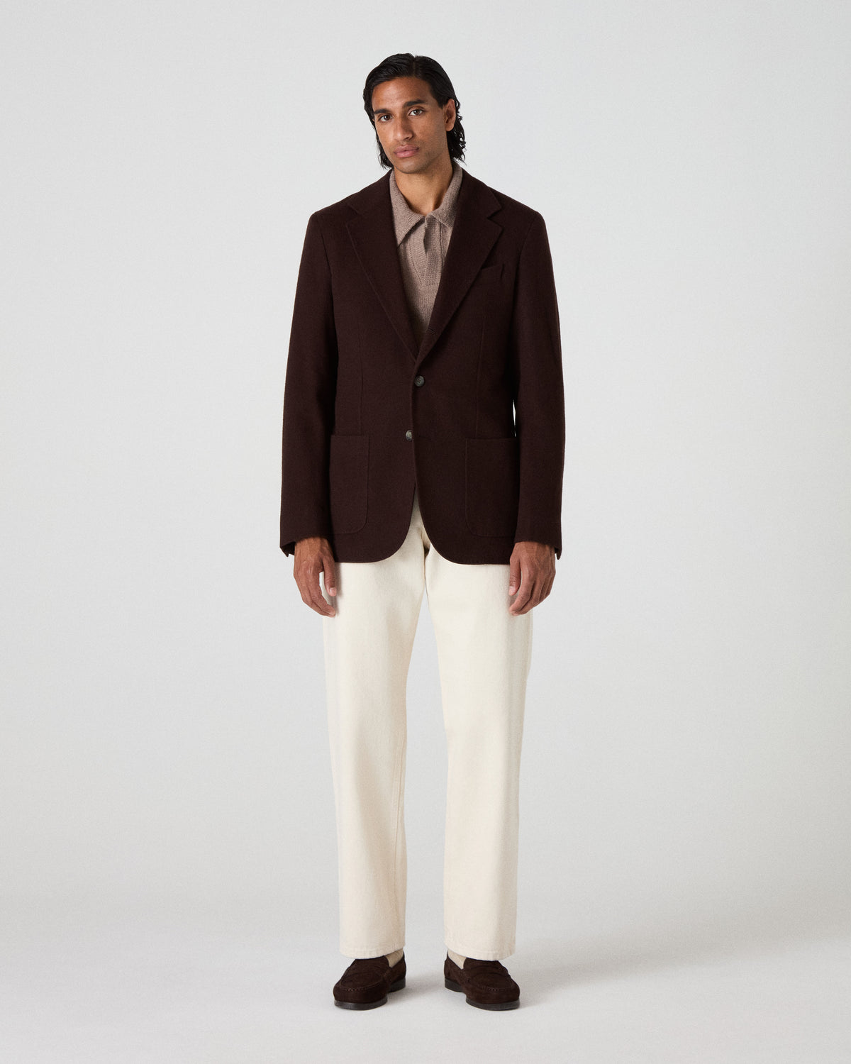 Dante Casual Blazer - Dark Chocolate Berg & Berg