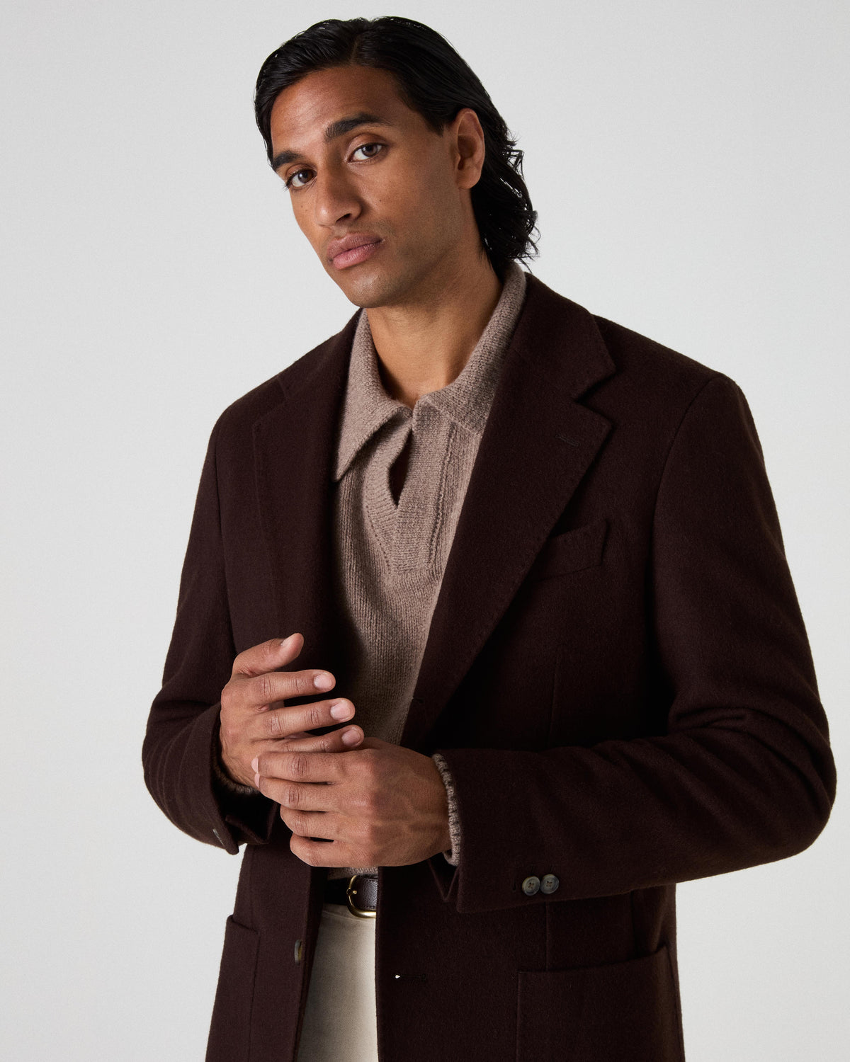 Dante Casual Blazer - Dark Chocolate Berg & Berg