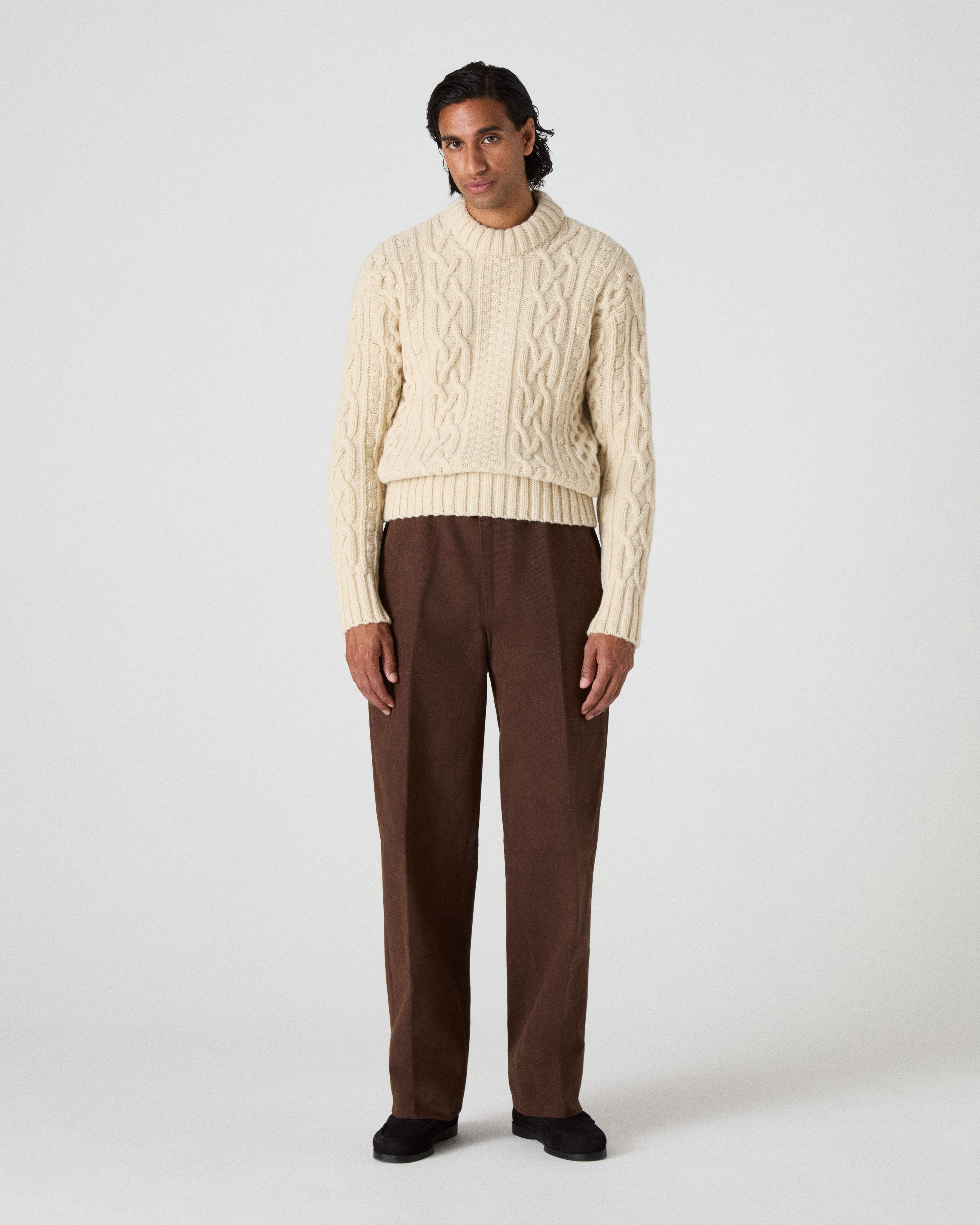Brian Aran Sweater - Cream bergbergstore
