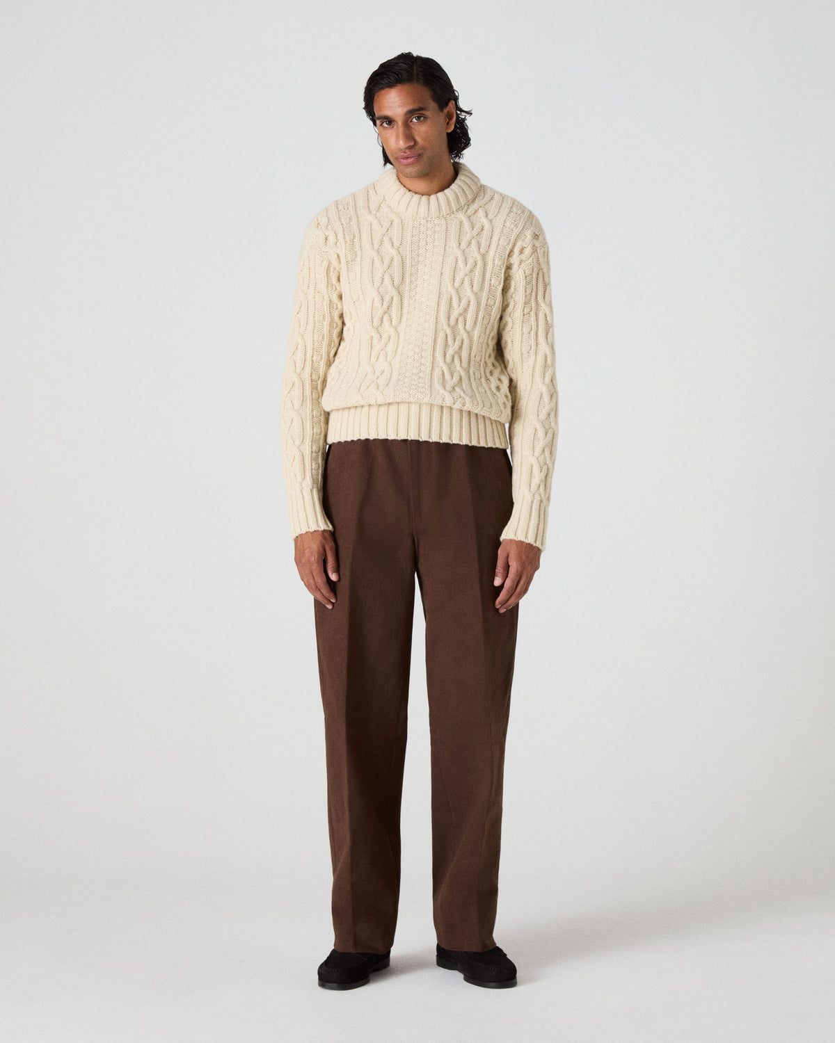 Brian Aran Sweater - Cream bergbergstore