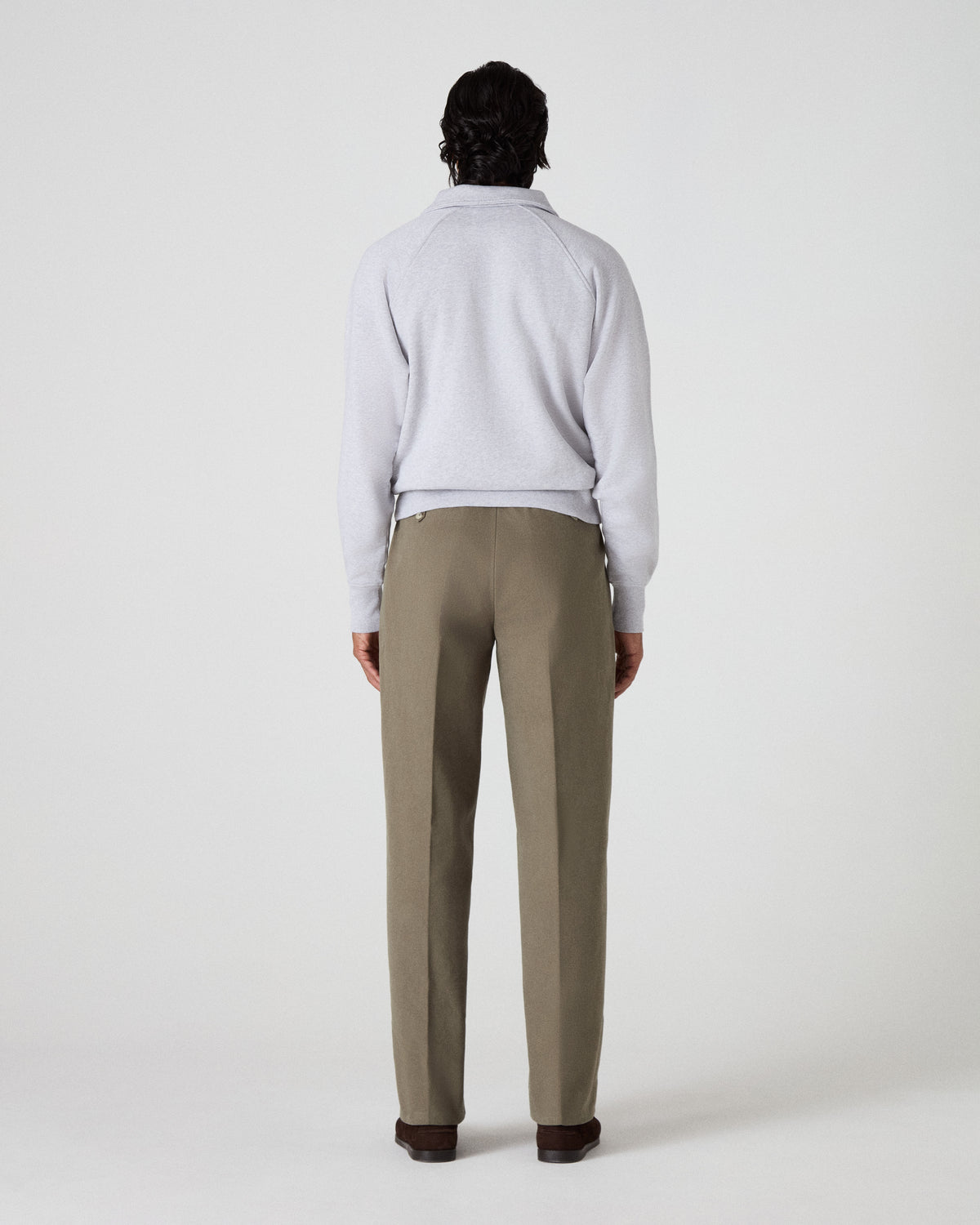 Antonello Cotton Trousers - Lovat Berg & Berg
