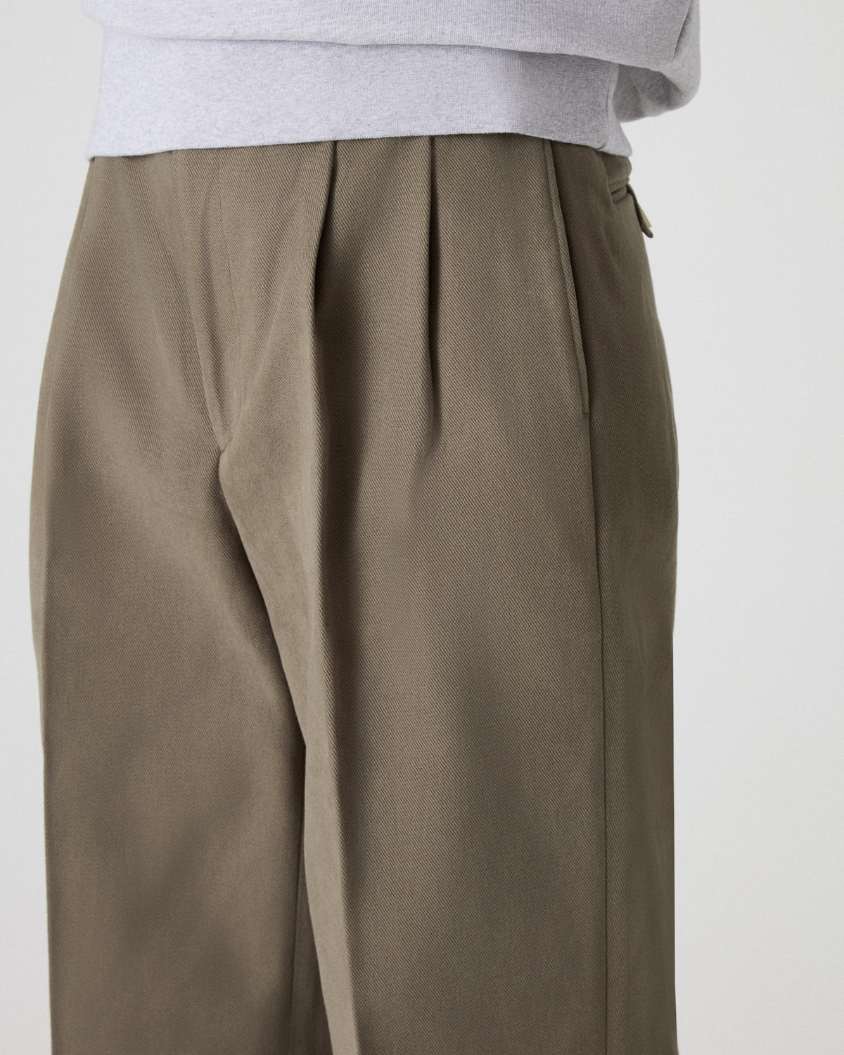 Antonello Cotton Trousers - Lovat Berg & Berg