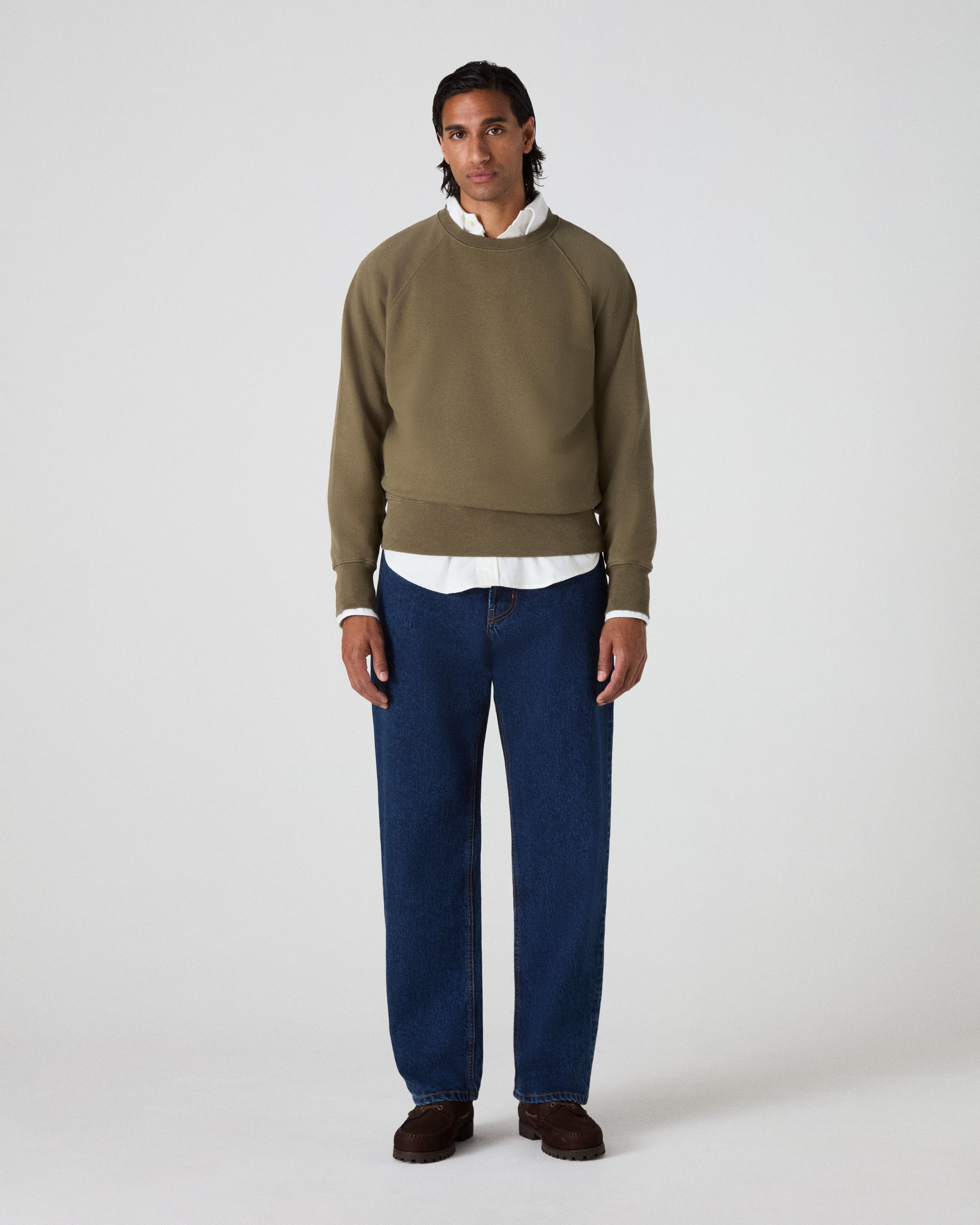 Tommy Raglan Sweatshirt - Olive Berg & Berg