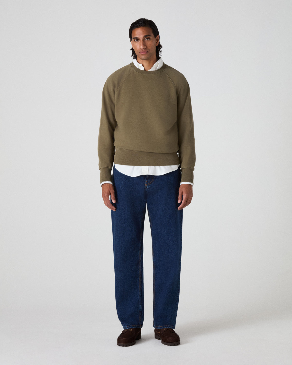 Tommy Raglan Sweatshirt - Olive Berg & Berg