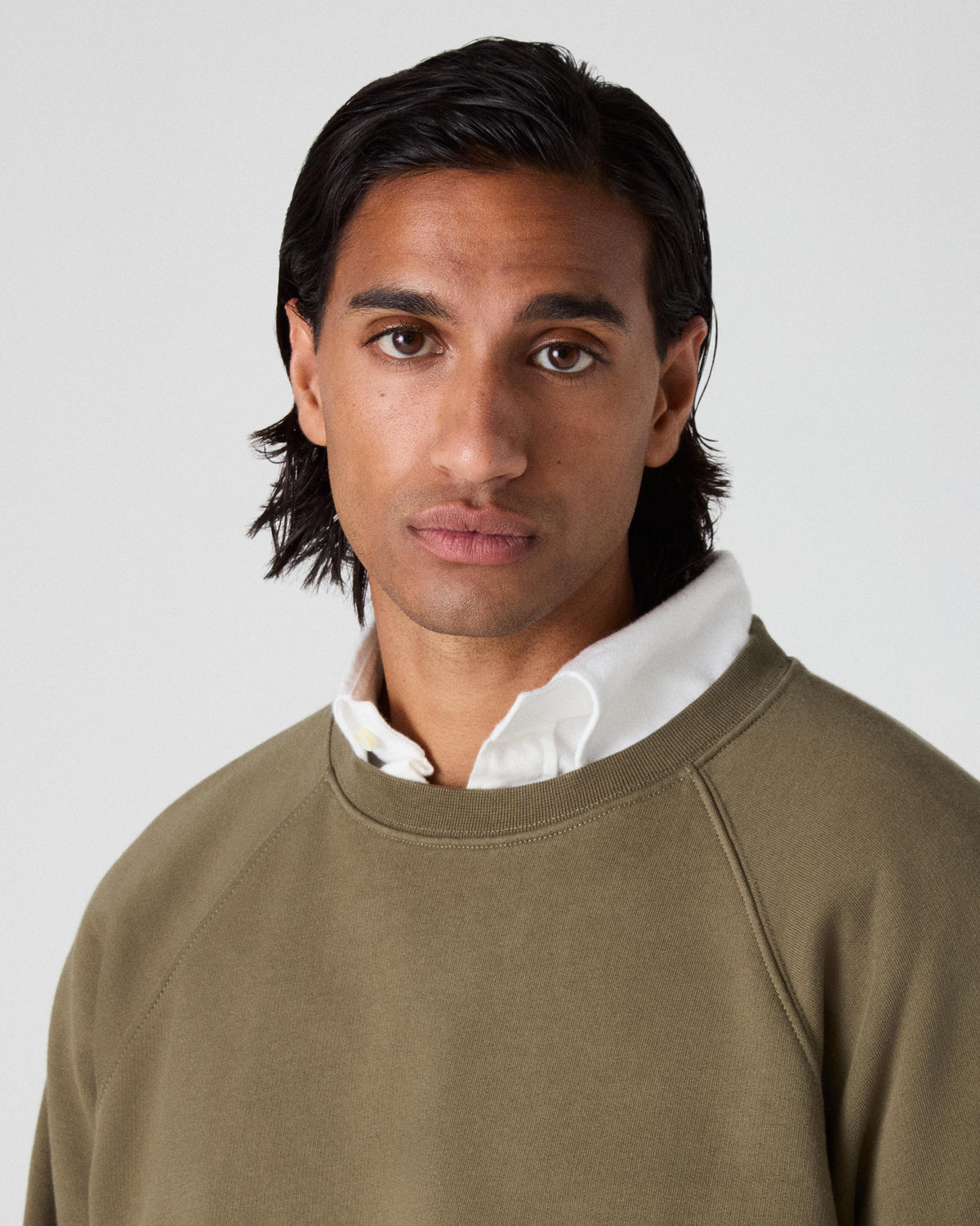 Tommy Raglan Sweatshirt - Olive Berg & Berg