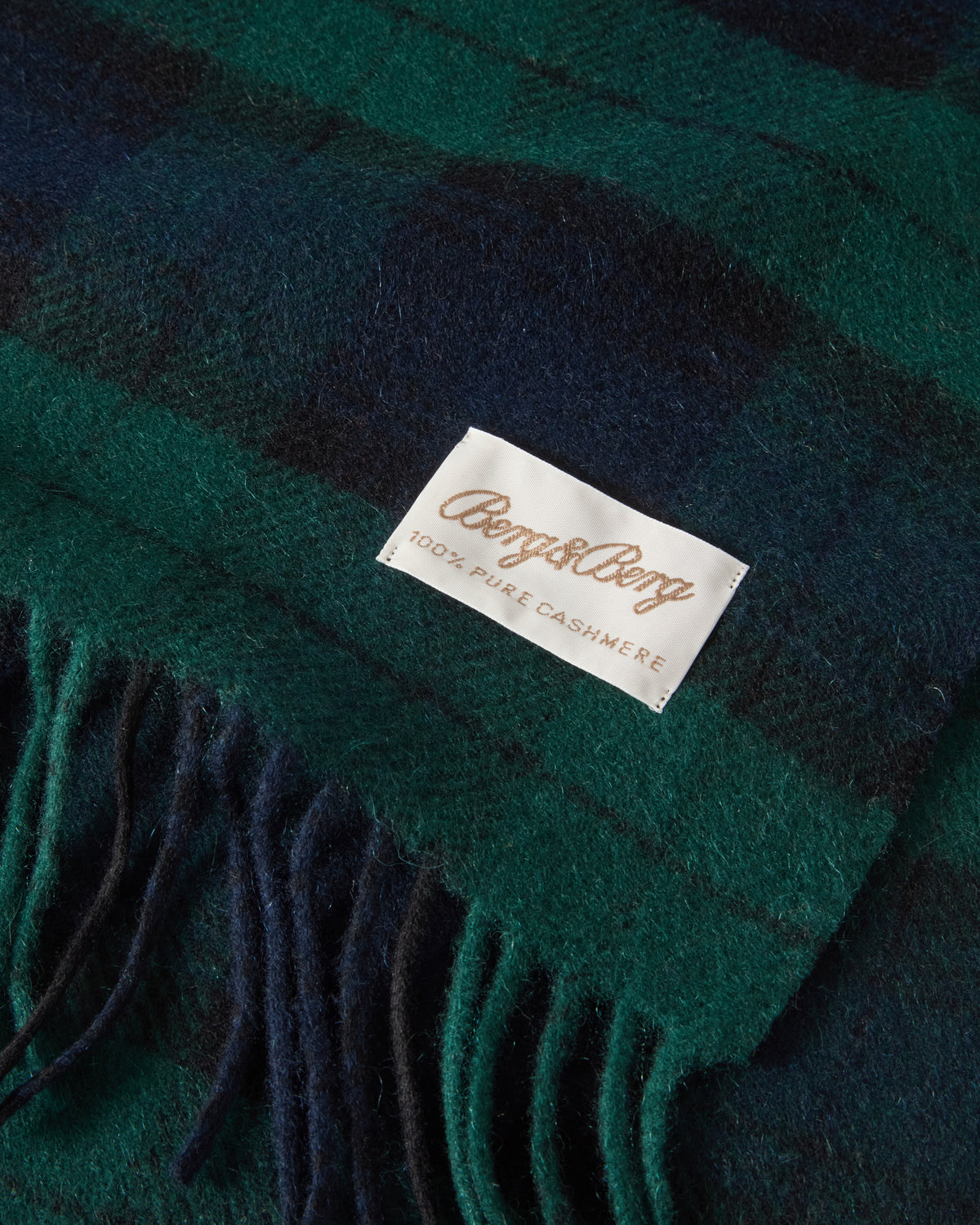 Cashmere Scarf - Blackwatch Berg & Berg