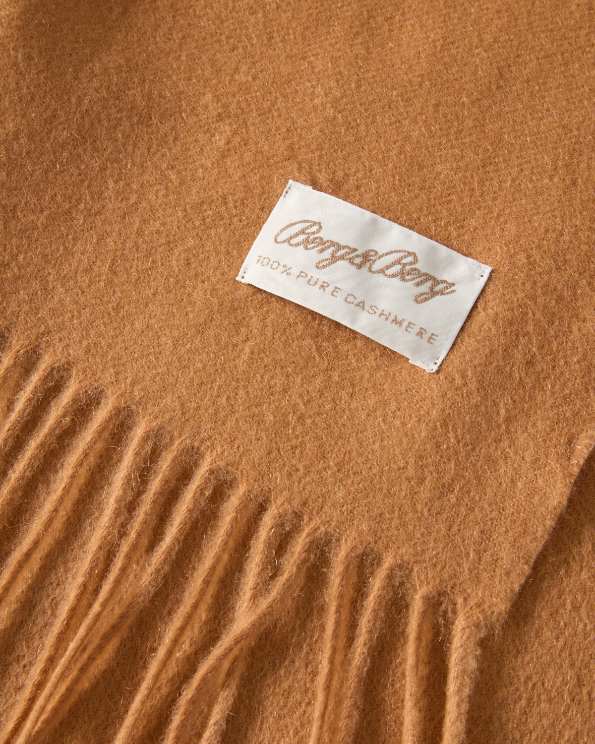 Cashmere Scarf - Camel Berg & Berg