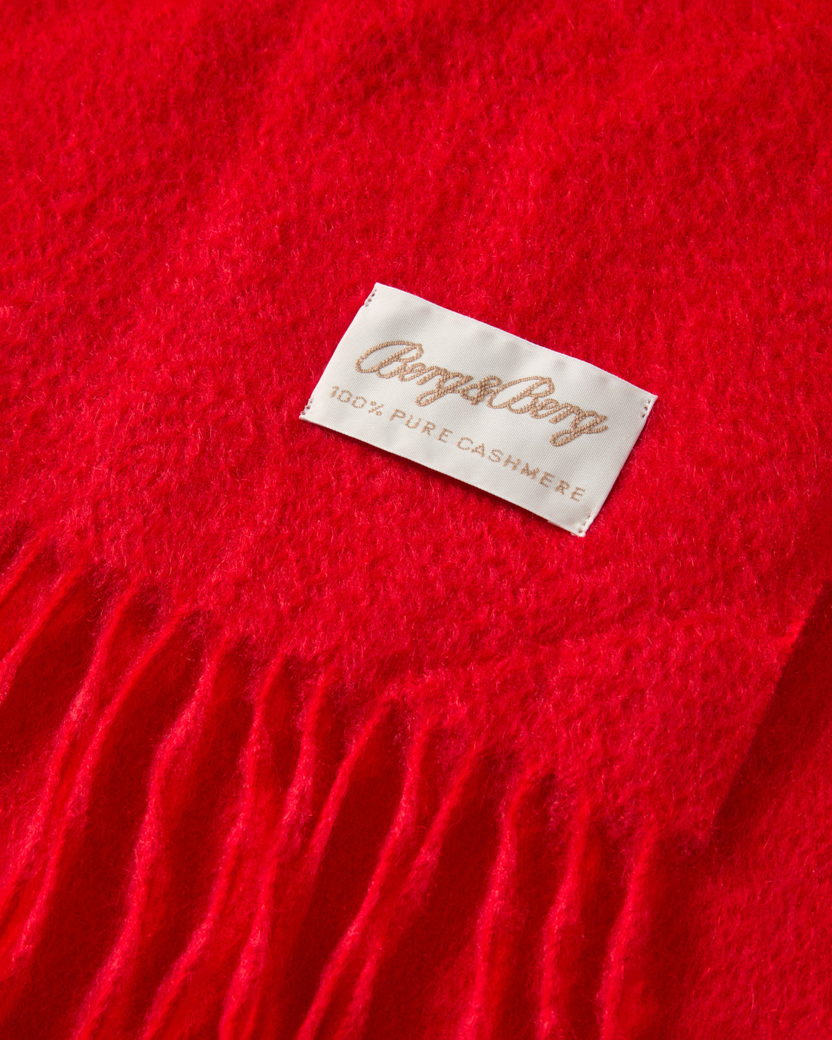 Cashmere Scarf - Barn Red Berg & Berg
