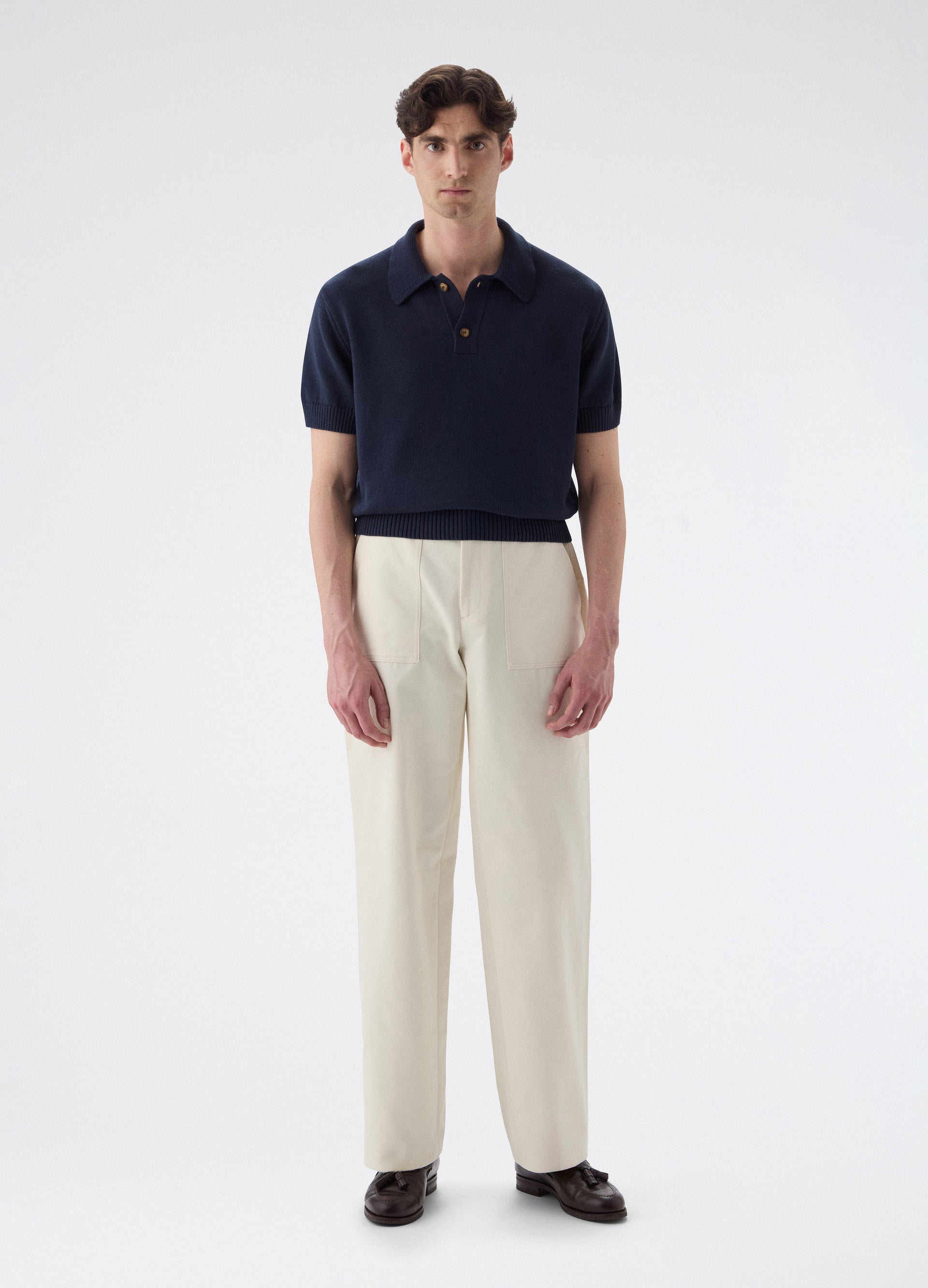 Albert Fatigue Trousers - Ecru | Berg & Berg
