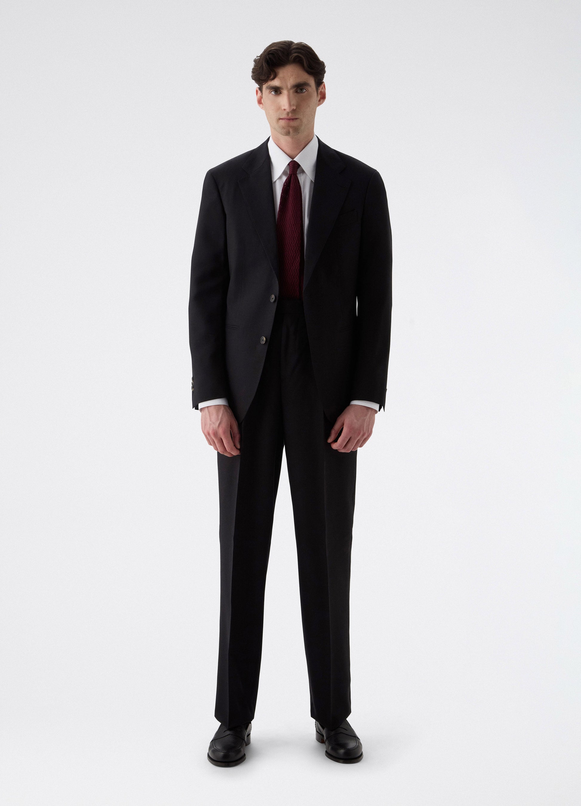 Don High Twist Suit Jacket - Black | Berg & Berg