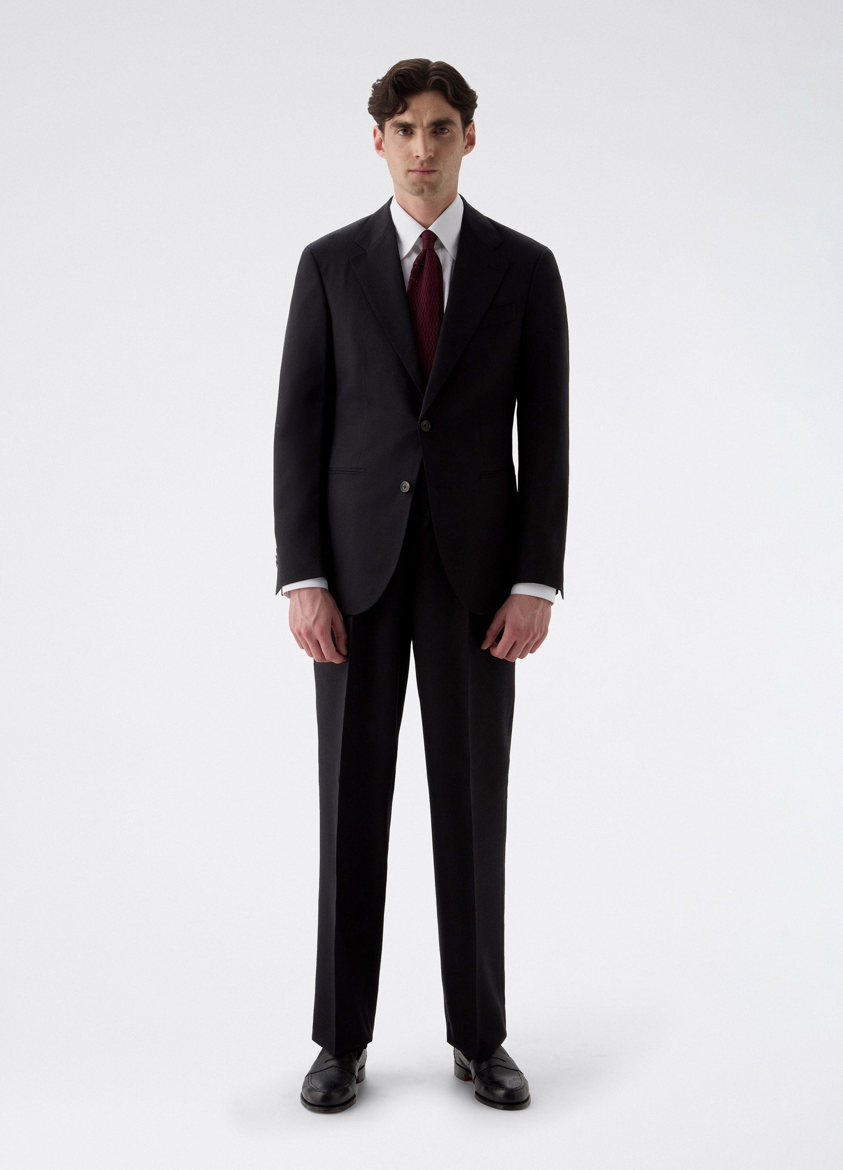 Don High Twist Suit Jacket - Black | Berg & Berg