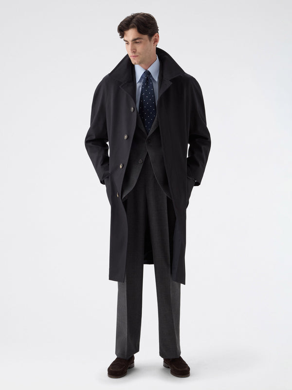 コート [MATINKIM]raglan wool half coat in navy RAGLAN WOOL HALF COAT IN NAVY – Matin Kim
