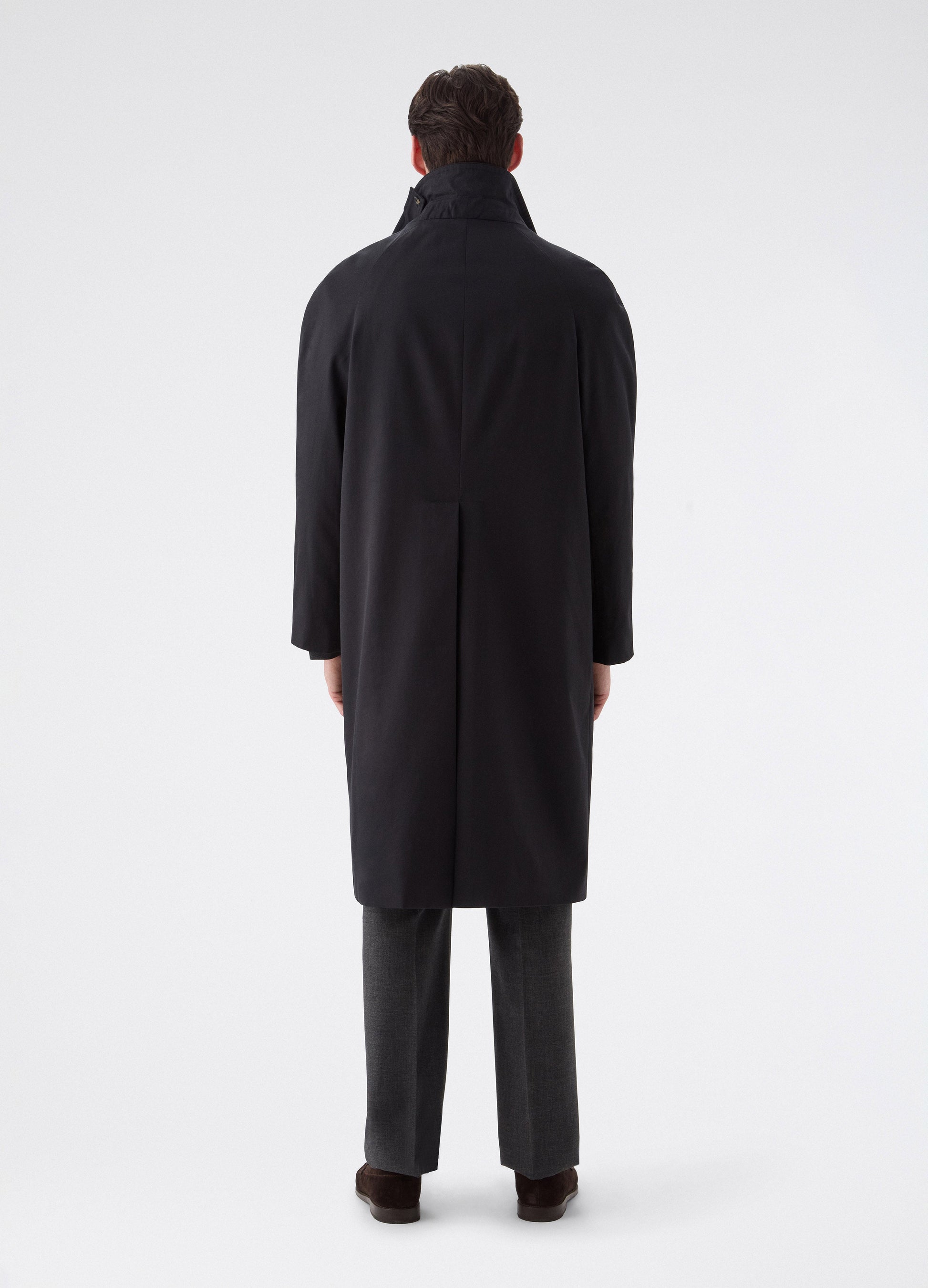 Nelson Raglan Coat - Navy | Berg & Berg