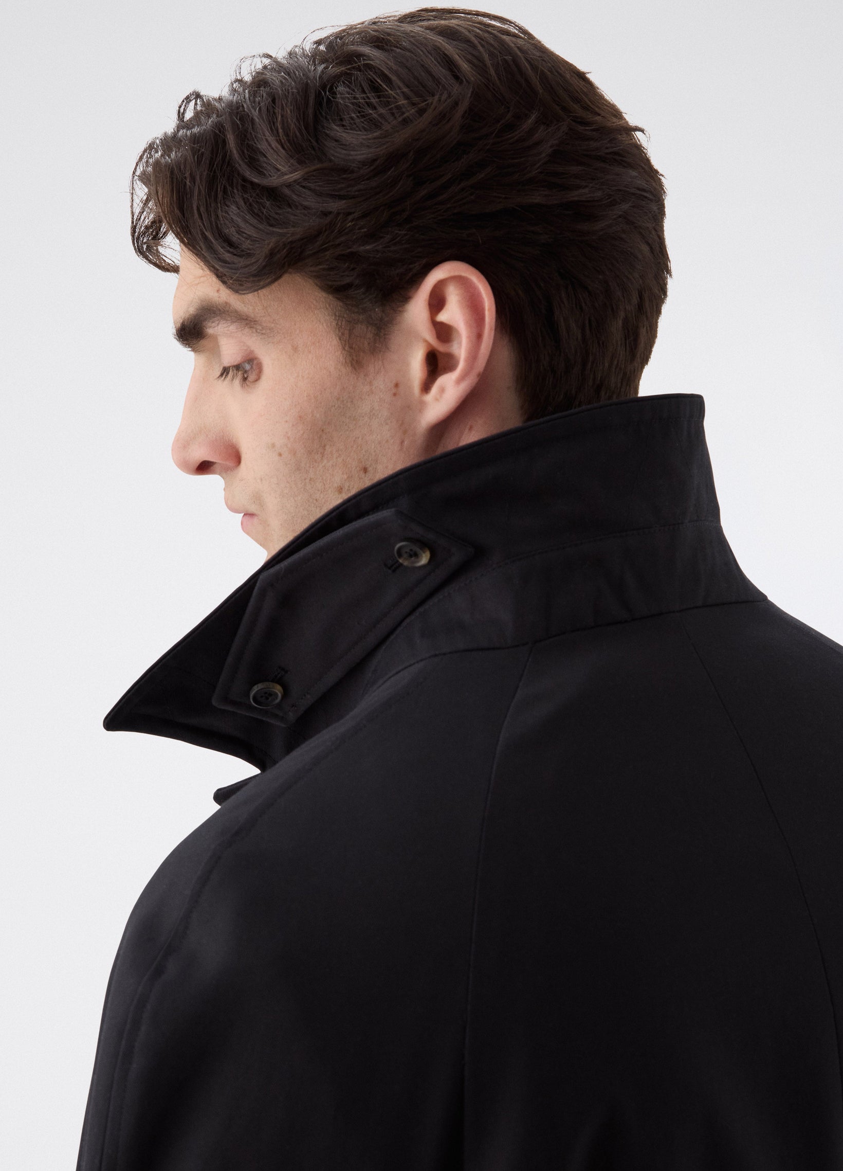 Nelson Raglan Coat - Navy | Berg & Berg