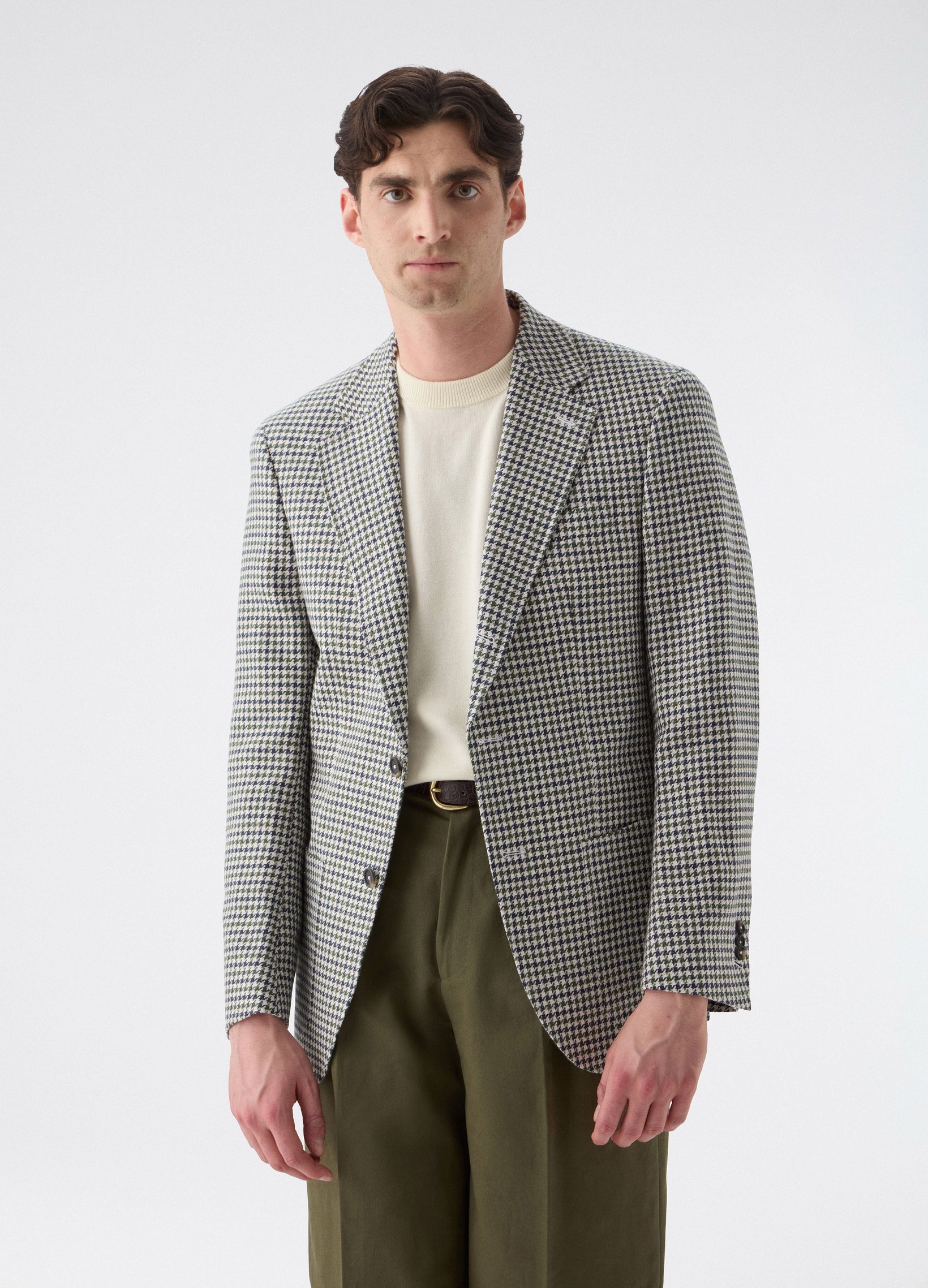 Don Sport Summer Tweed Jacket - Green/Blue Berg & Berg