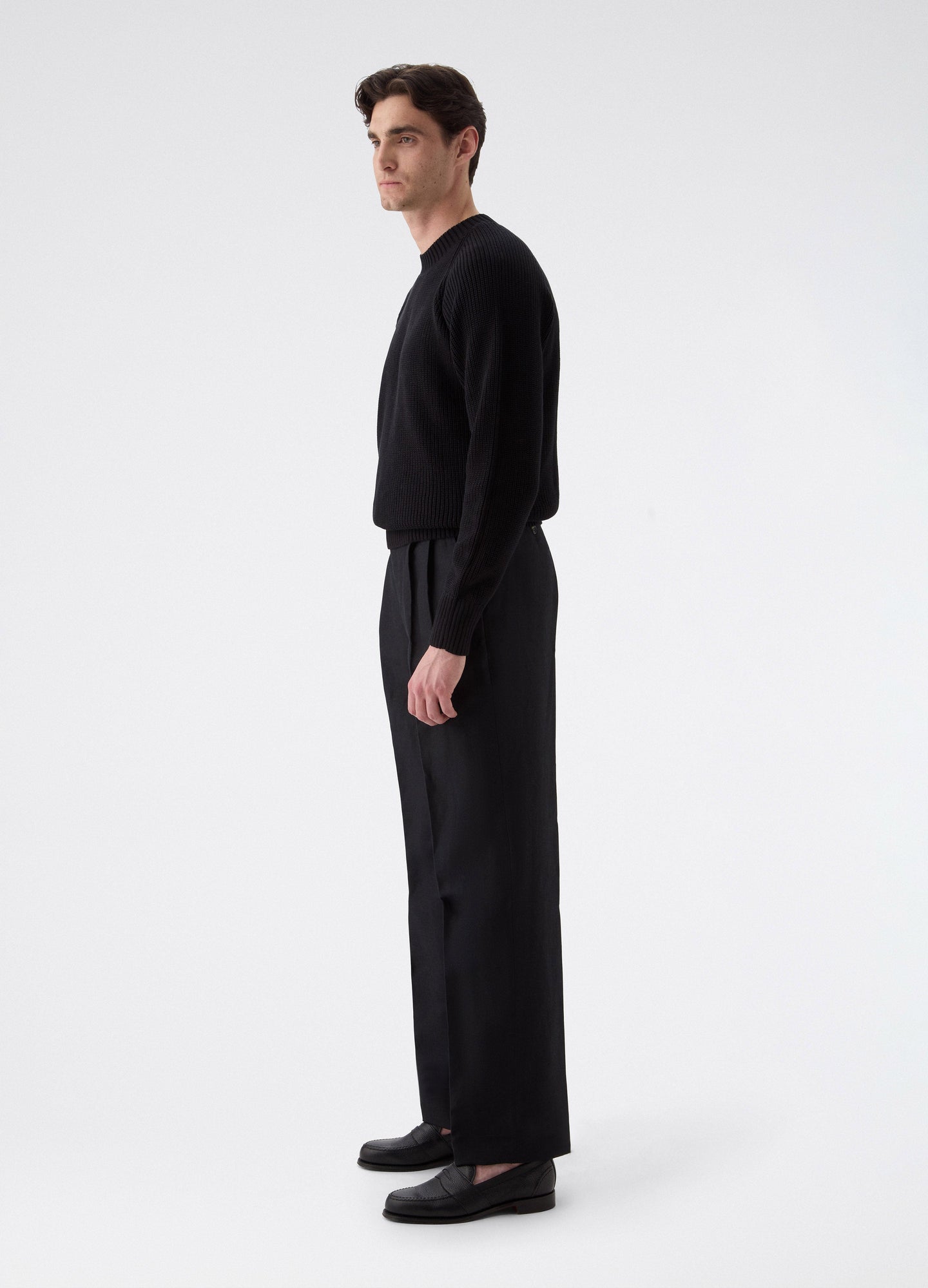 Don Sport Wool/Linen Suit Jacket - Black Berg & Berg