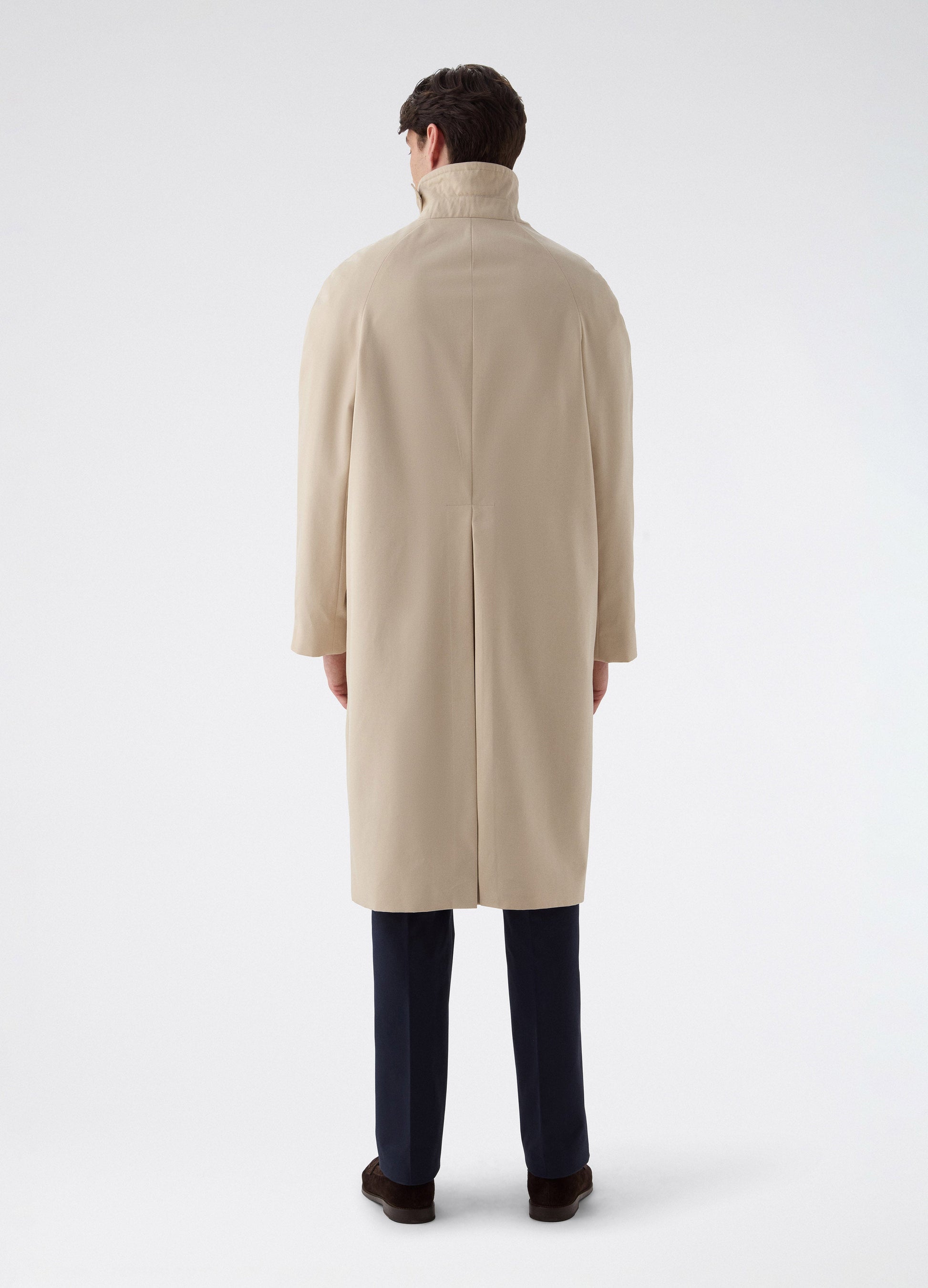 Nelson Raglan Coat - Sand | Berg & Berg