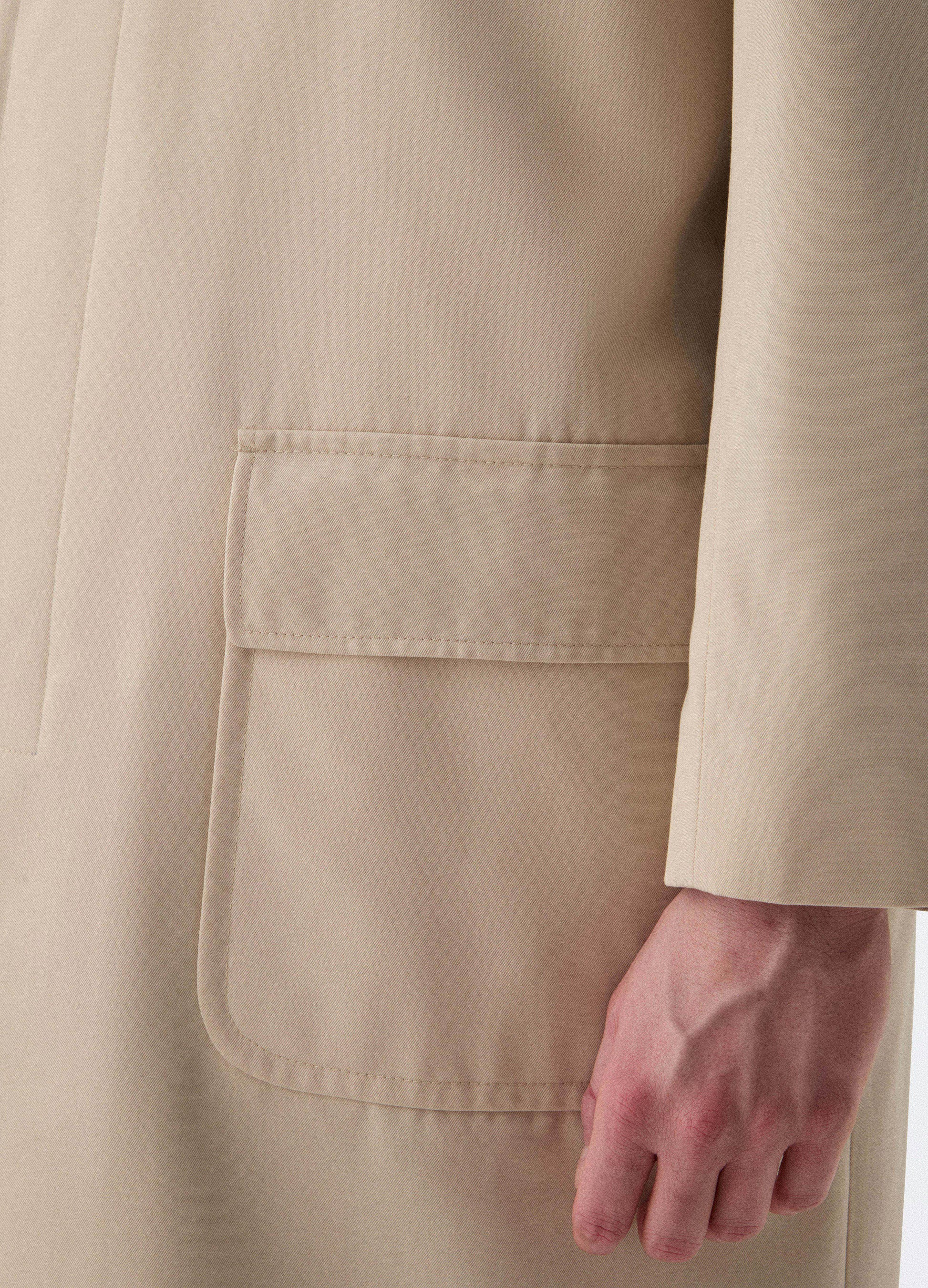 Nelson Raglan Coat - Sand | Berg & Berg