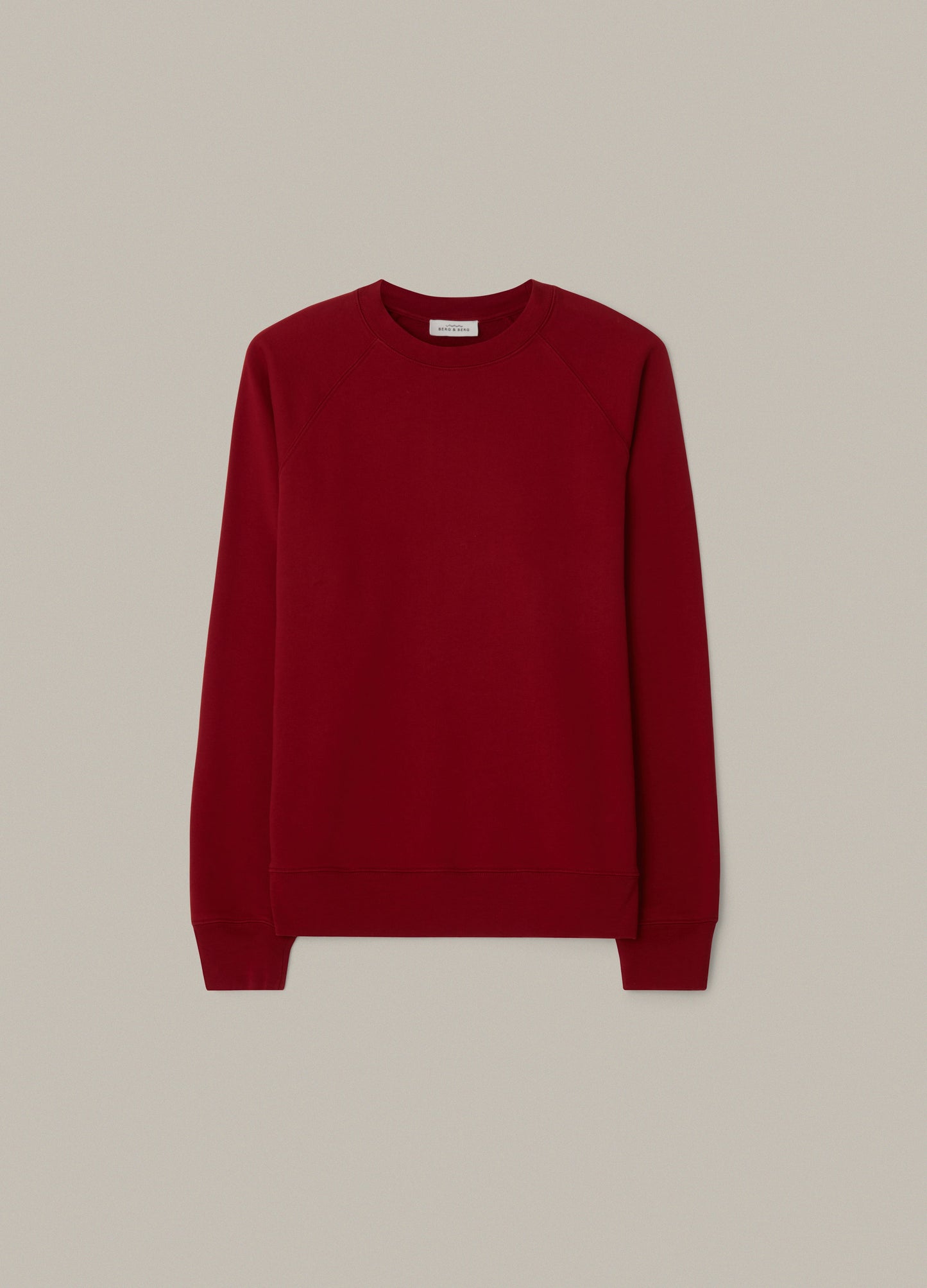 Tommy Raglan Sweatshirt - Deep Red Berg & Berg