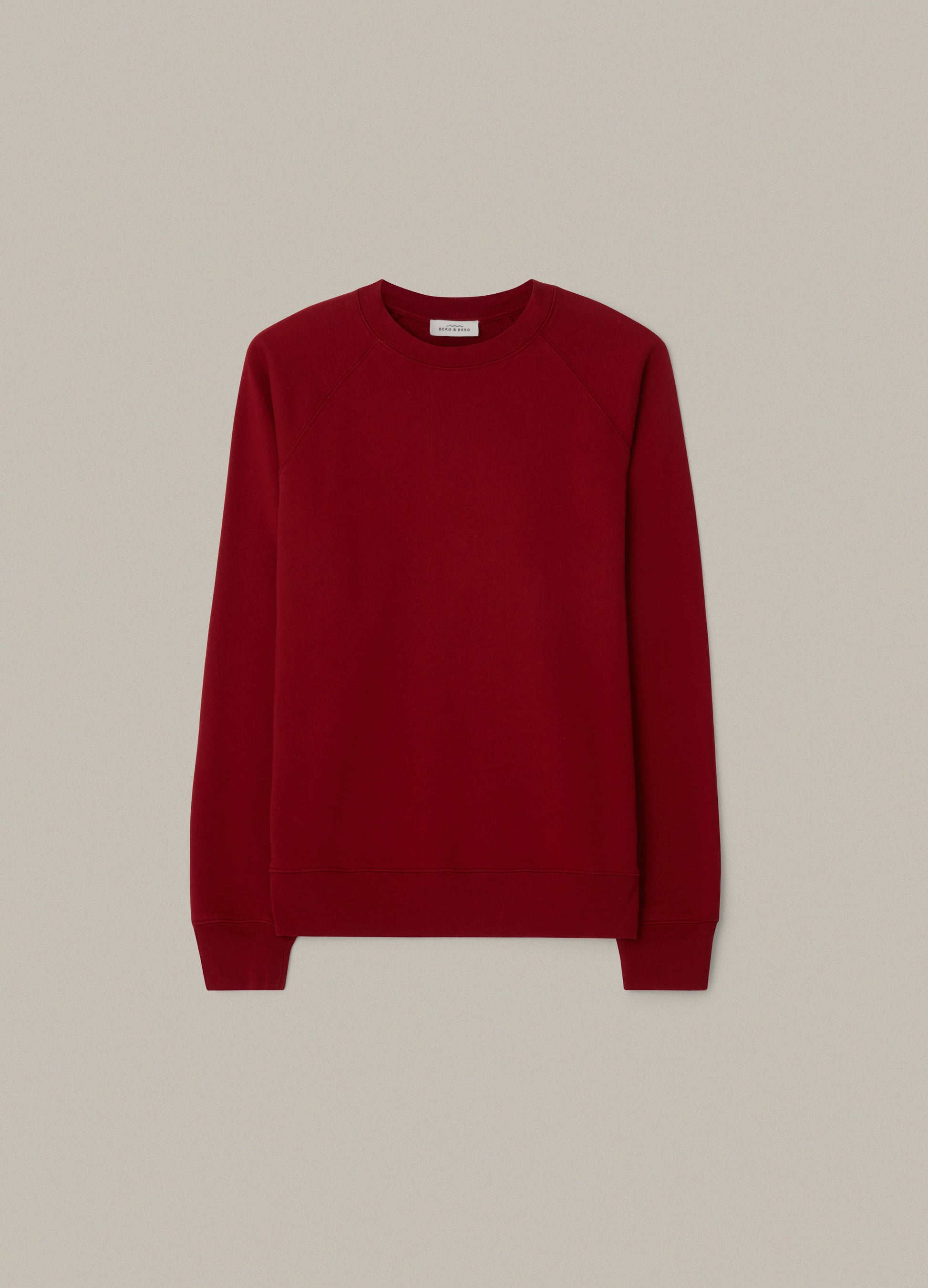 Tommy Raglan Sweatshirt - Deep Red Berg & Berg