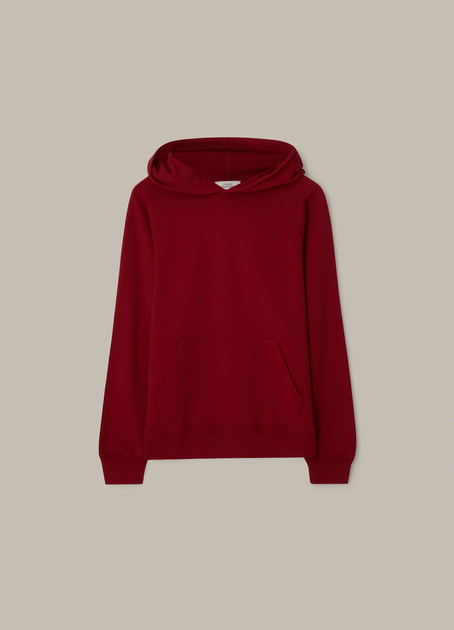 Torbjörn Raglan Hoodie - Deep Red Berg & Berg