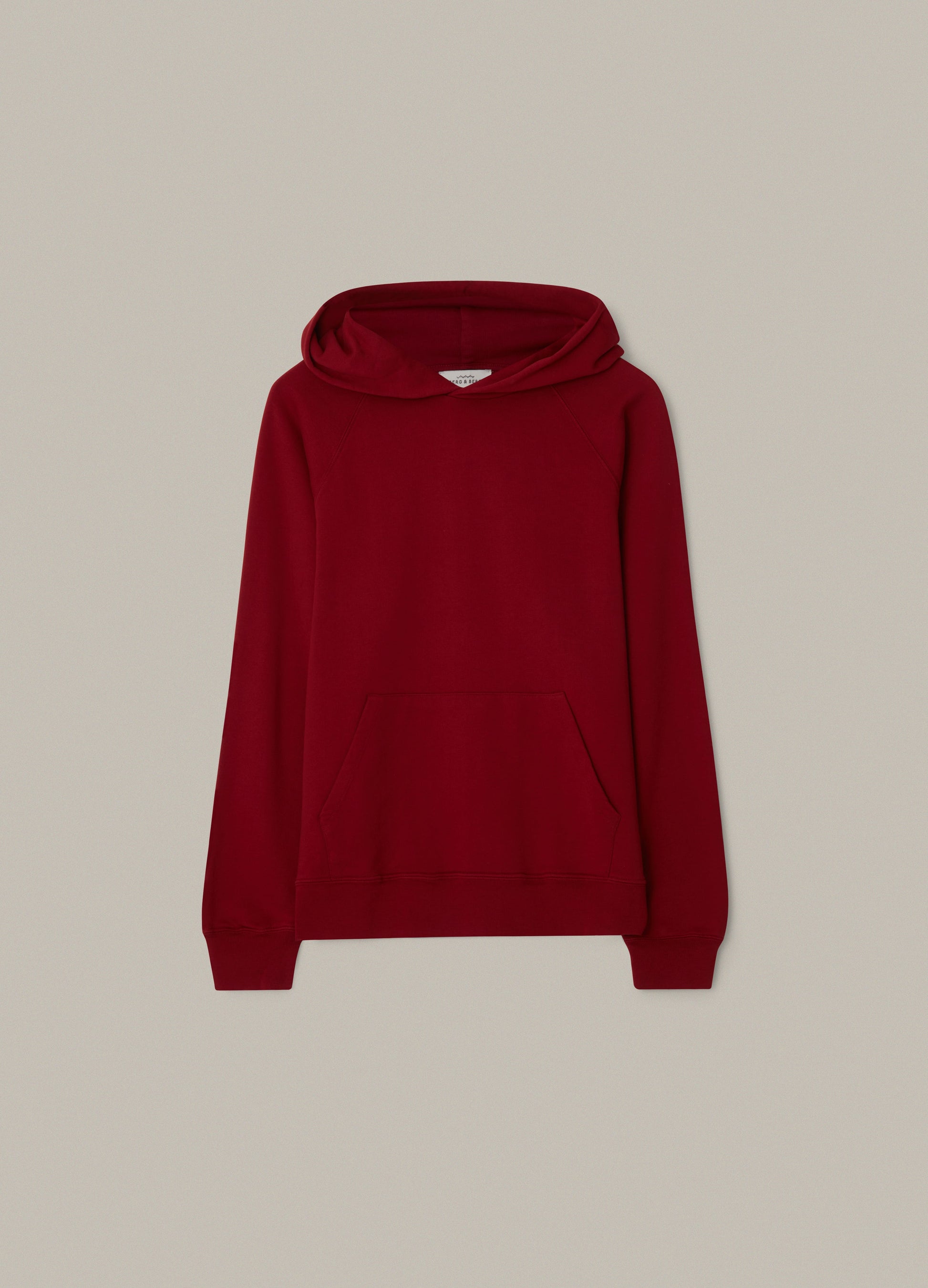 Torbjörn Raglan Hoodie - Deep Red Berg & Berg