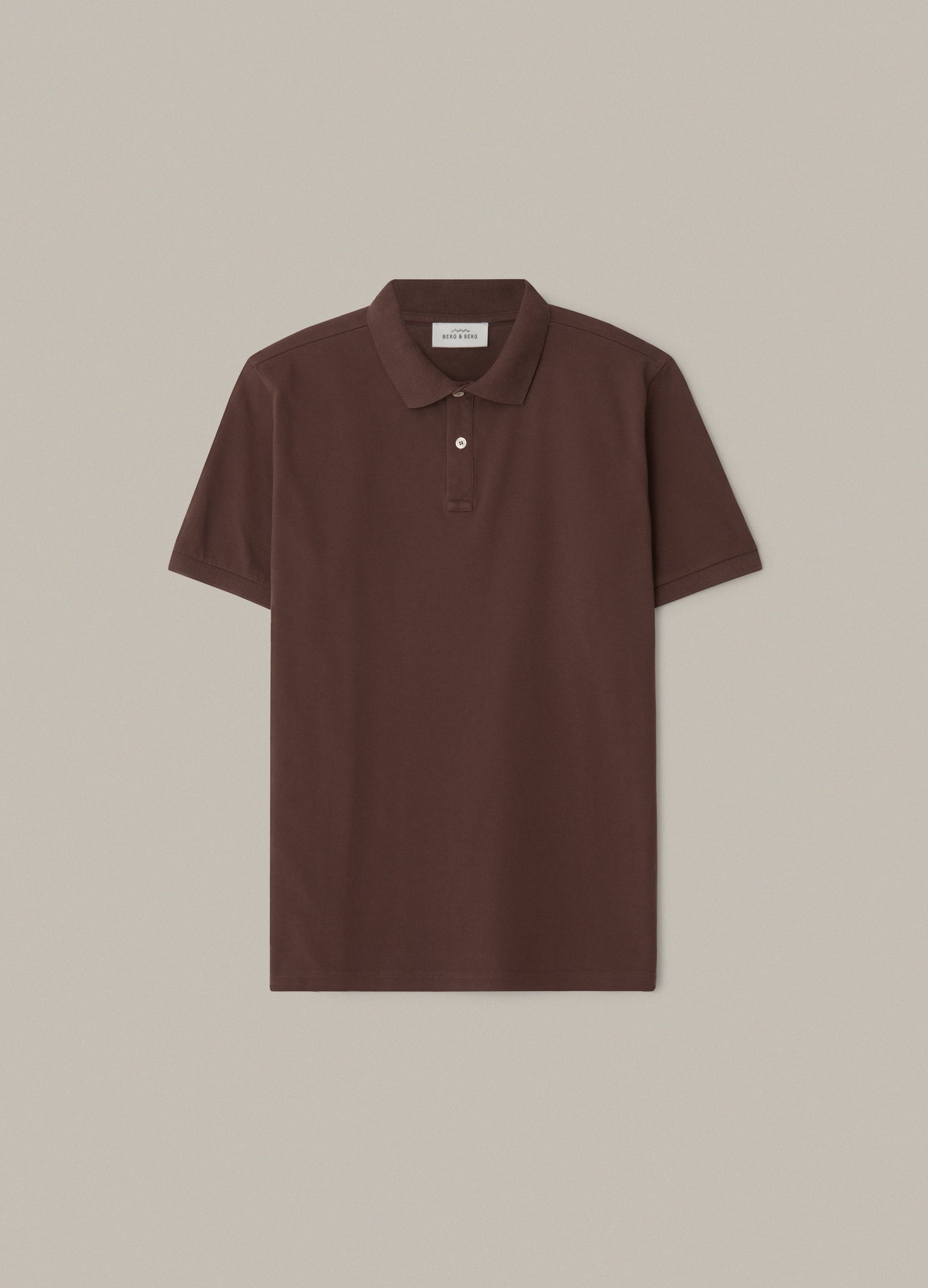 Ture Short Sleeve Polo Shirt - Chocolate Berg & Berg