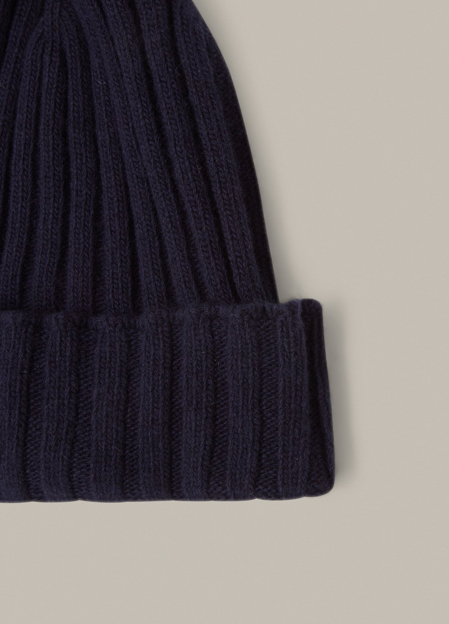 Merino/Cashmere Knit Hat - Navy Berg & Berg
