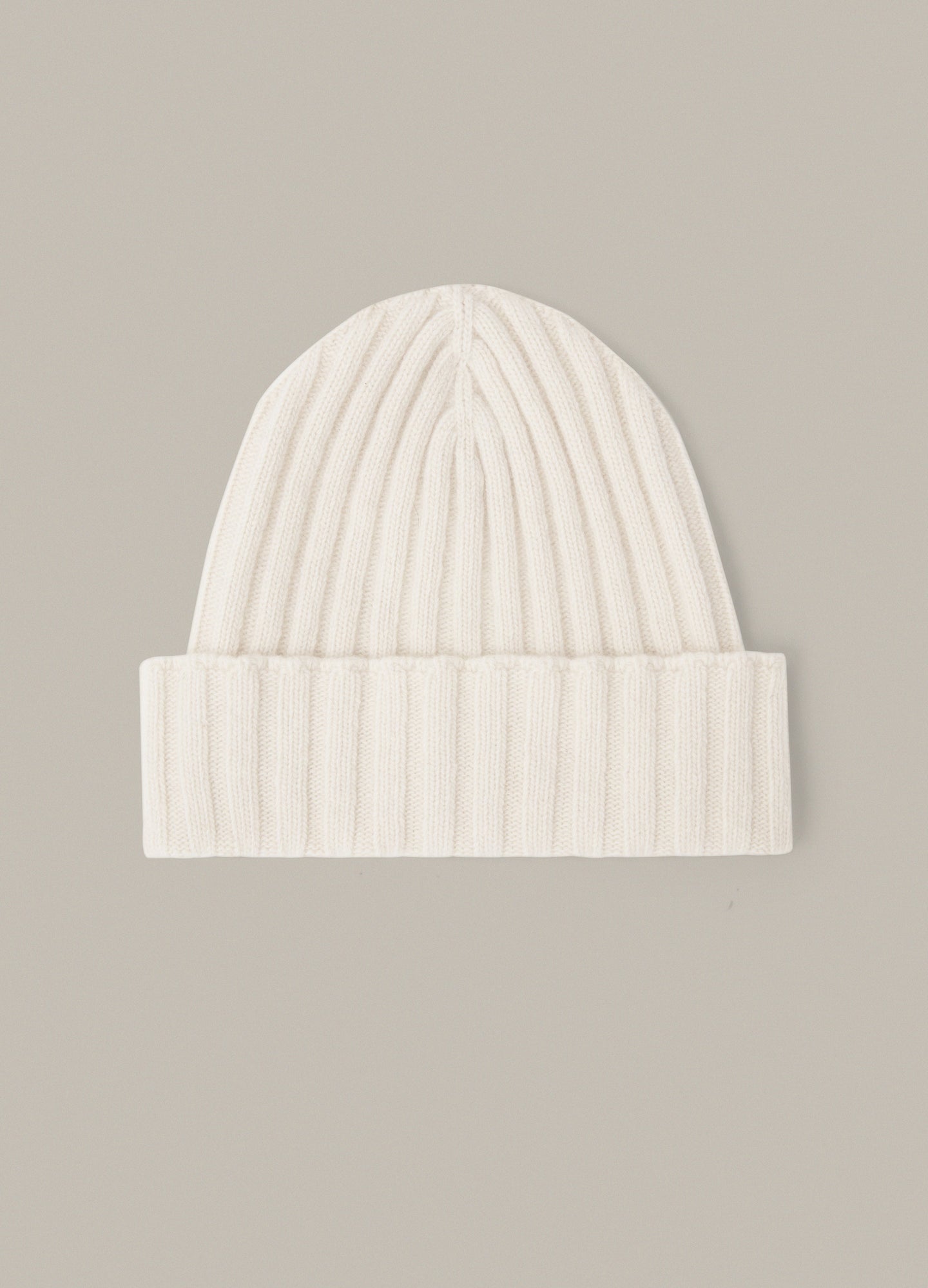 Merino/Cashmere Knit Hat - Ivory Berg & Berg