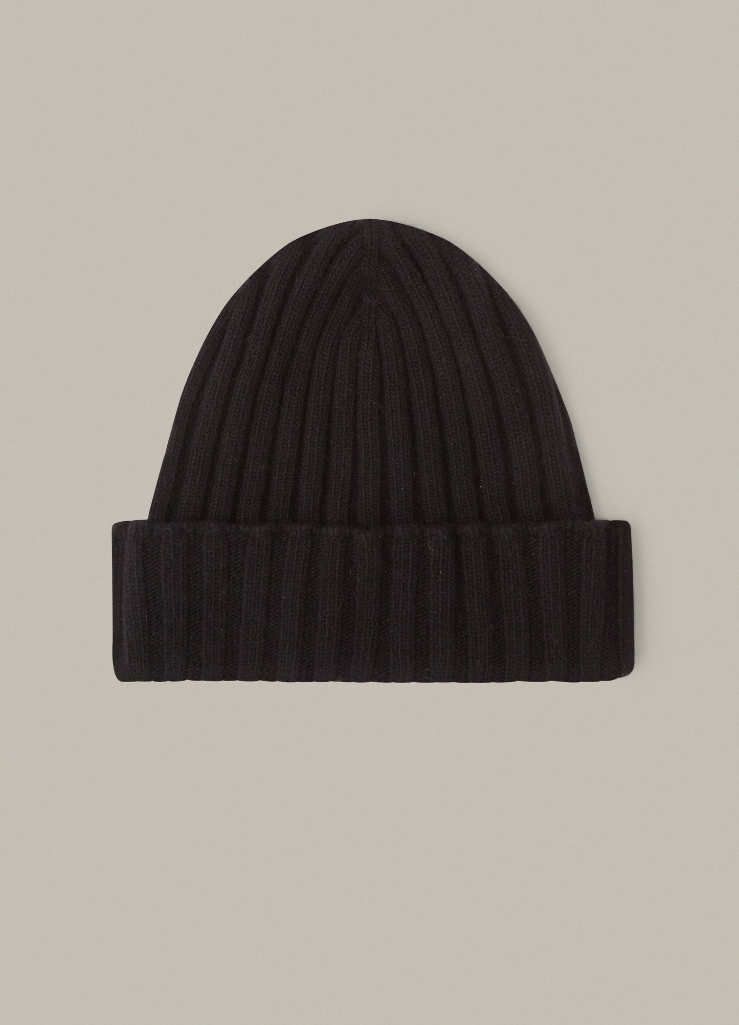 Merino/Cashmere Knit Hat - Black Berg & Berg