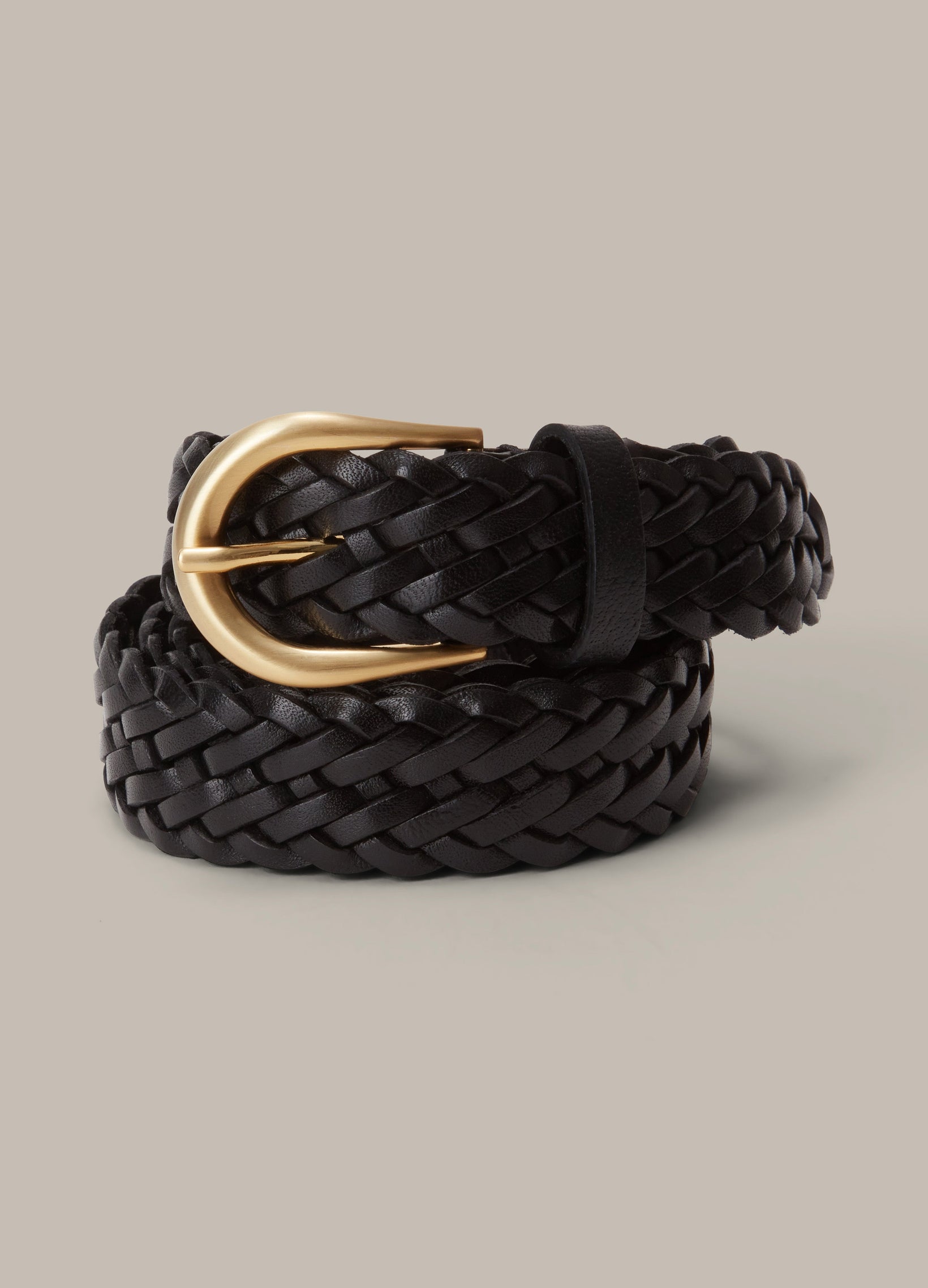 Braided Belt - Black Berg & Berg