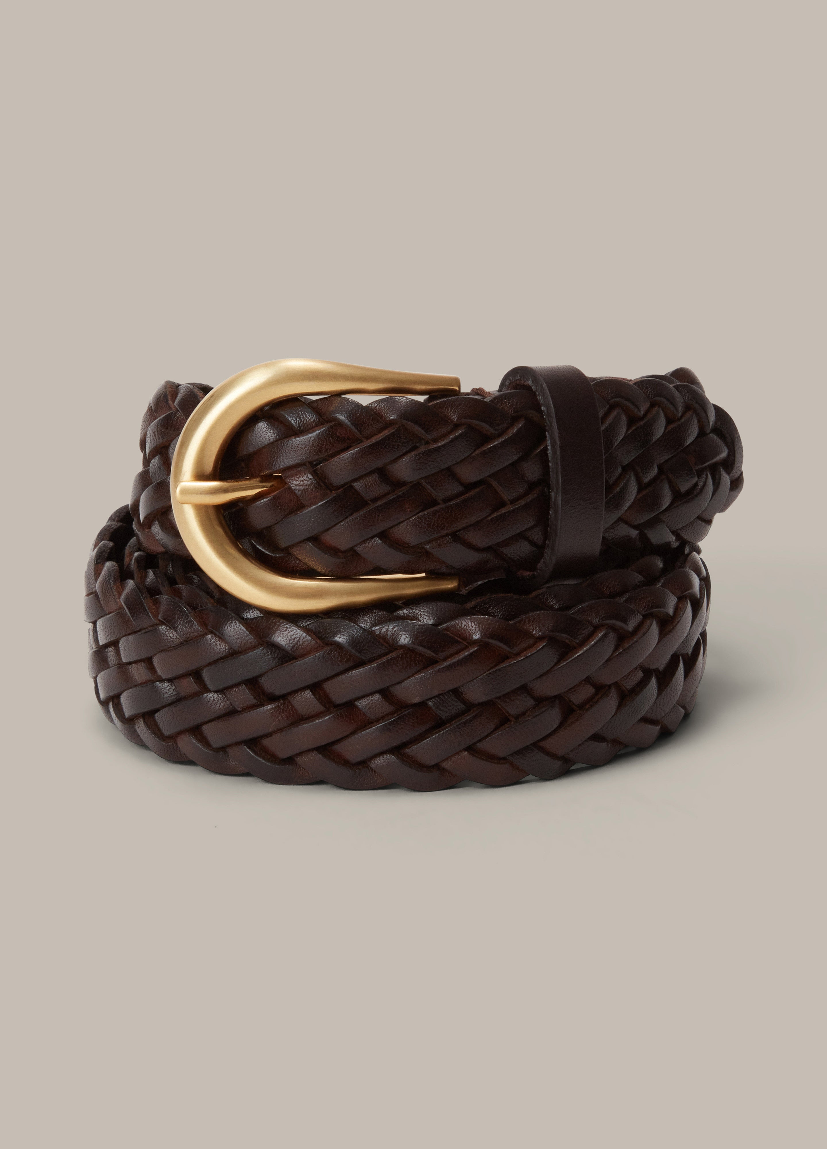 Braided Belt - Chocolate Berg & Berg