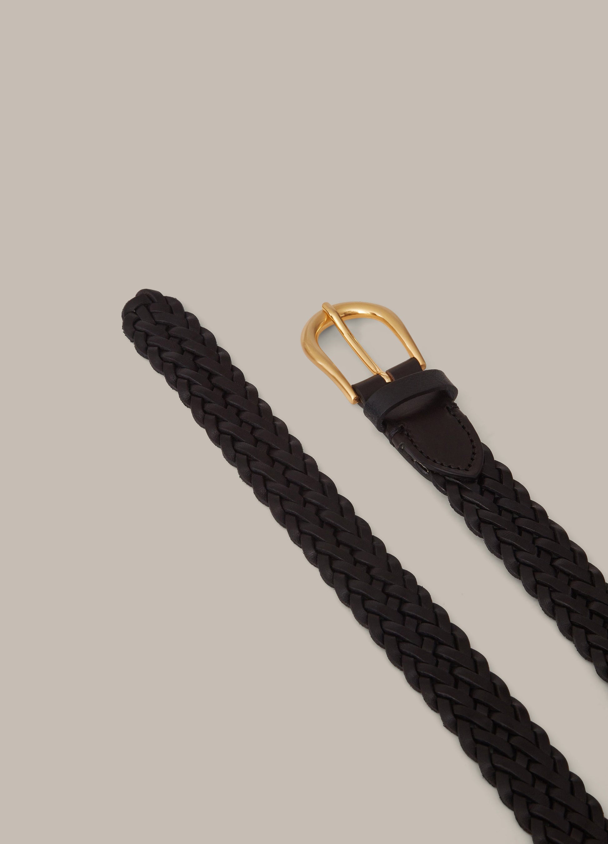 Braided Belt - Black Berg & Berg