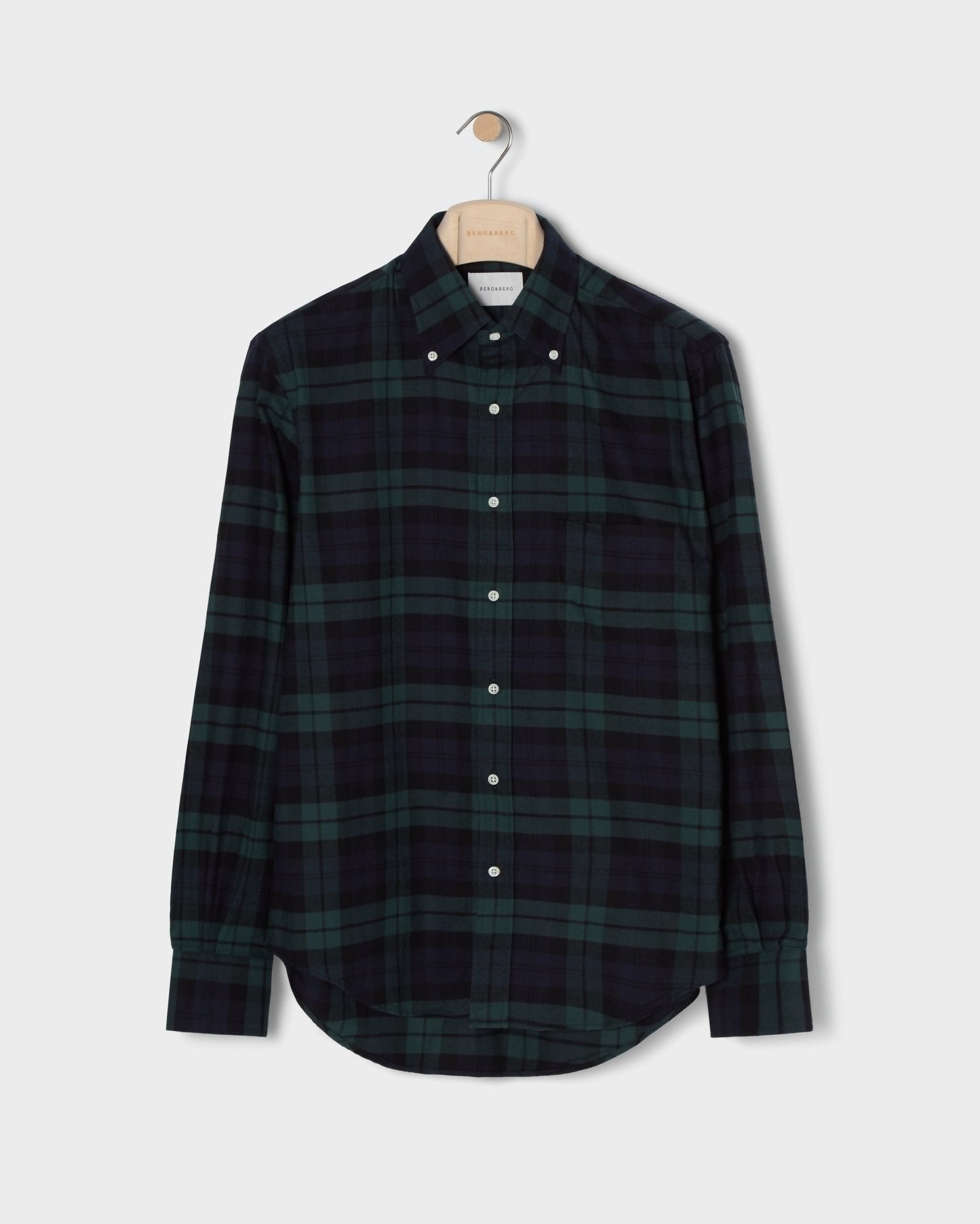 Ferdinand Oxford Brushed Twill Shirt - Blackwatch Berg & Berg