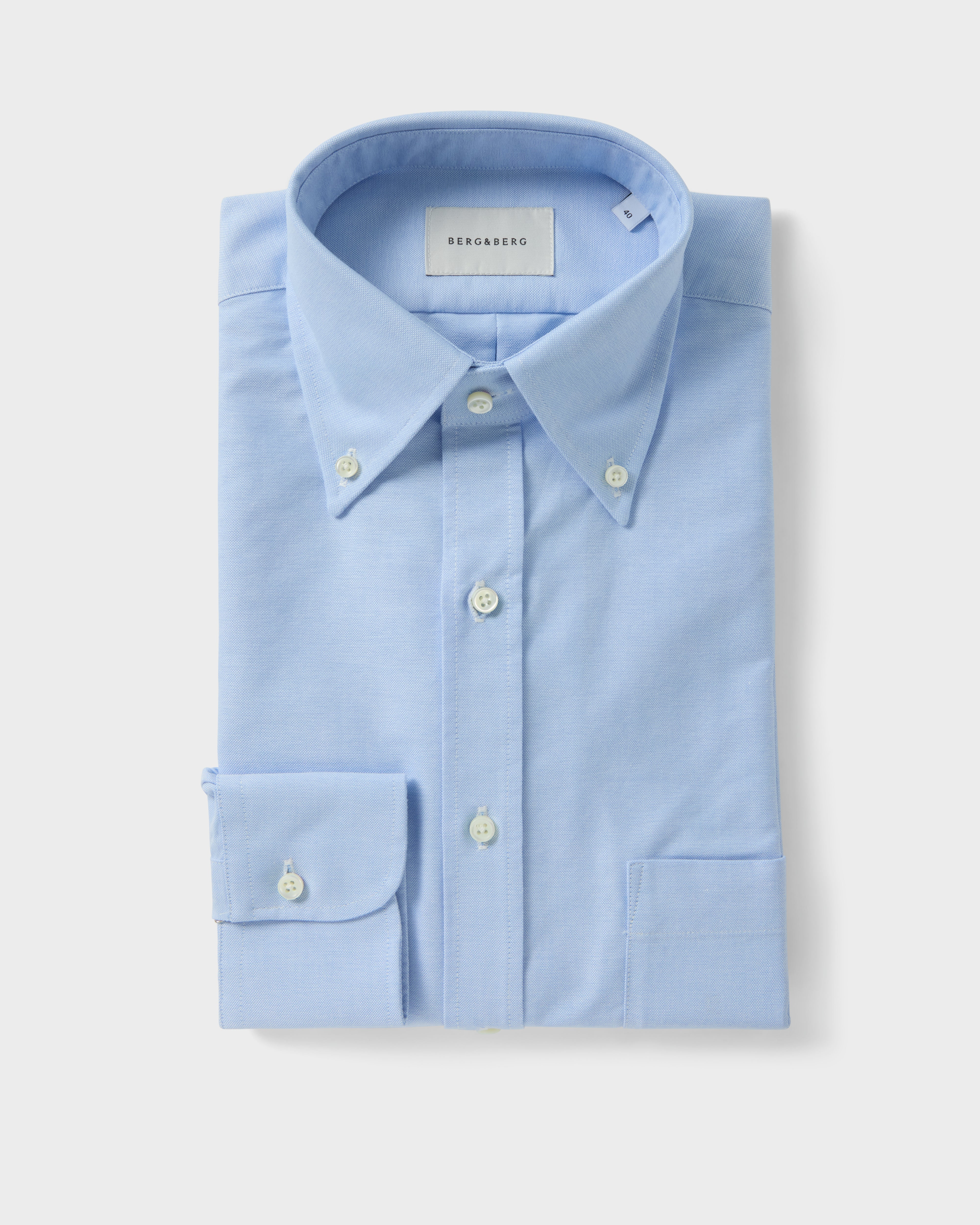 Ferdinand Oxford Button Down Shirt - Light Blue Berg & Berg