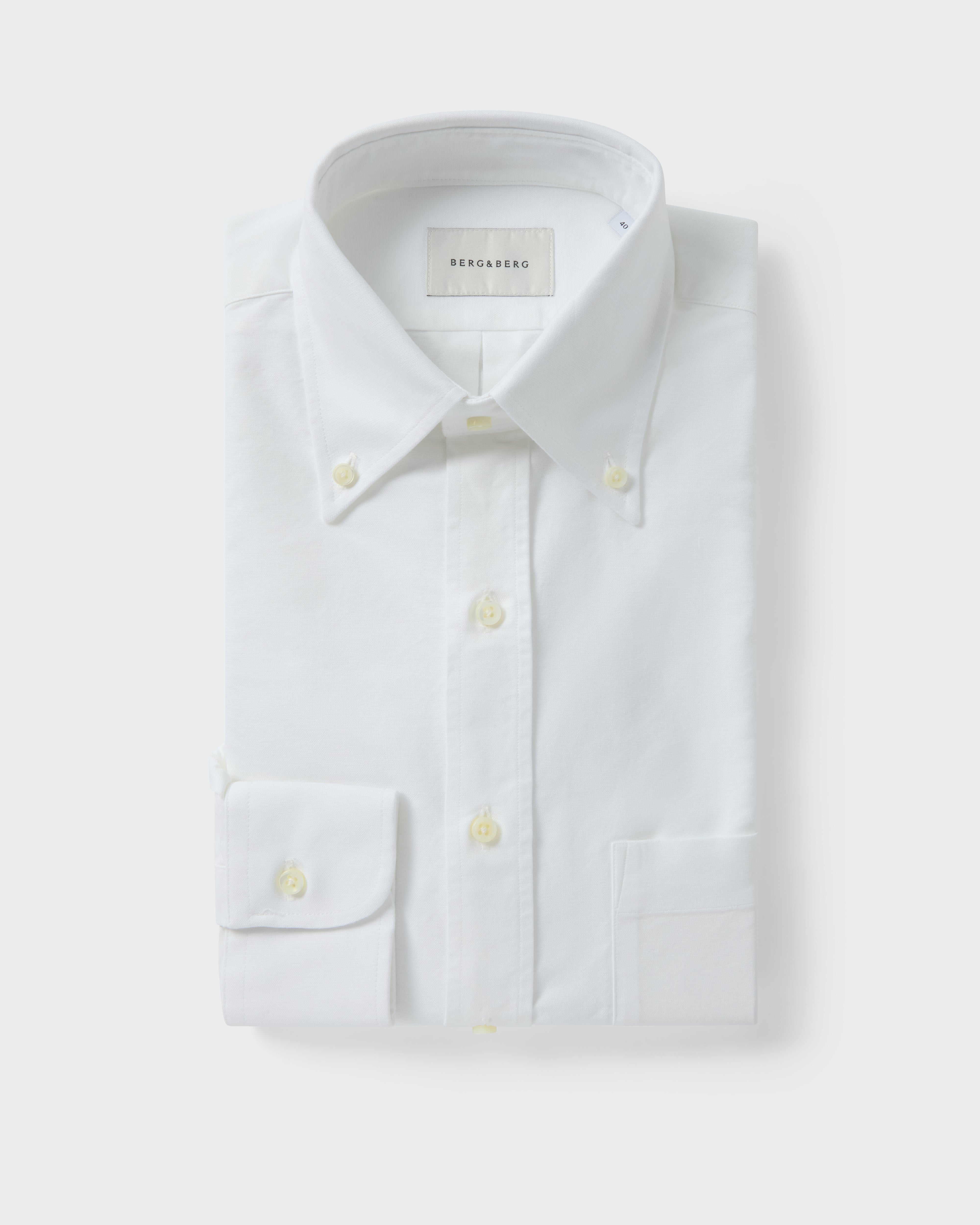 Ferdinand Oxford Button Down Shirt - White Berg & Berg